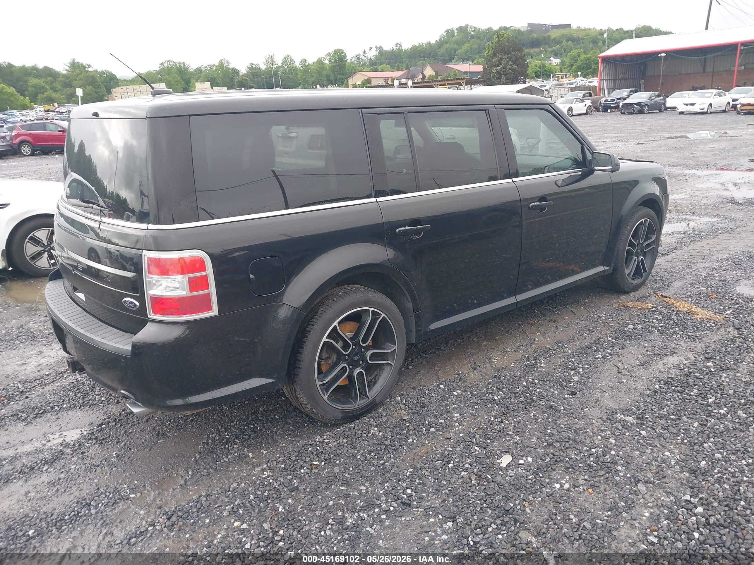 2014 Ford Flex Sel Black vin: 2FMGK5C85EBD24778