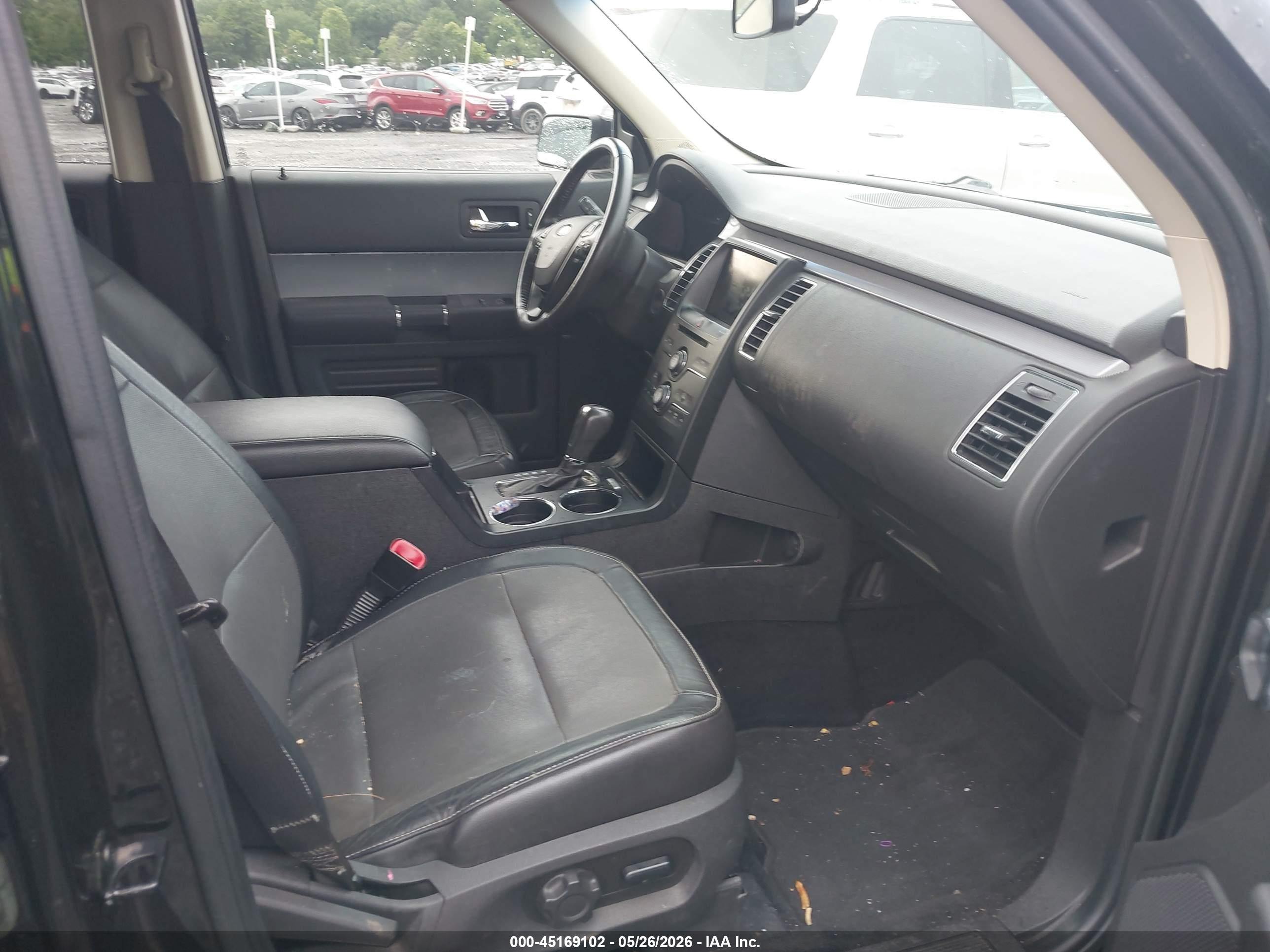 2014 Ford Flex Sel Black vin: 2FMGK5C85EBD24778