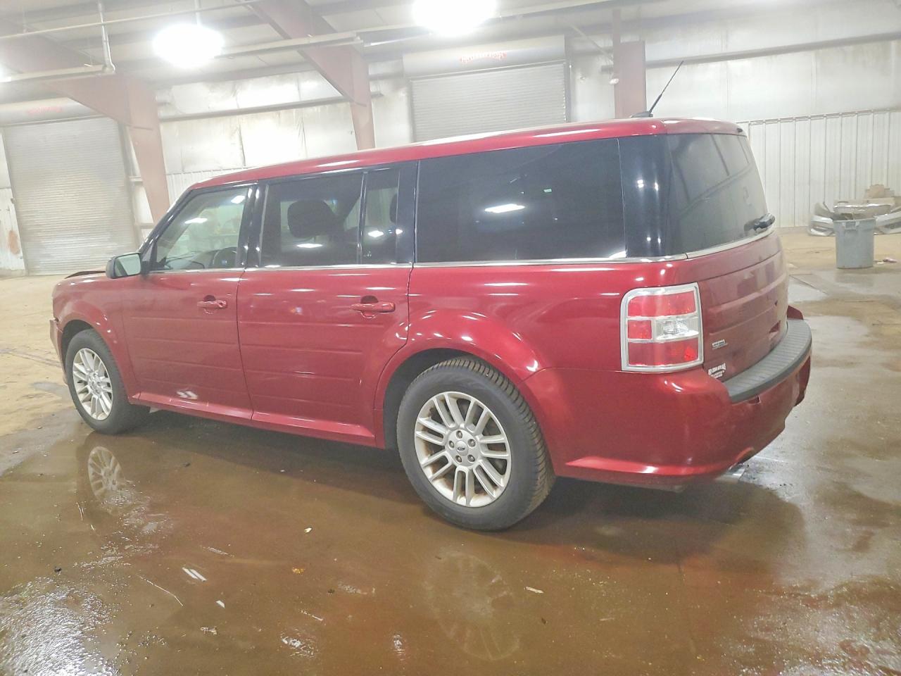 2014 Ford Flex Sel Burgundy vin: 2FMGK5C85EBD36395