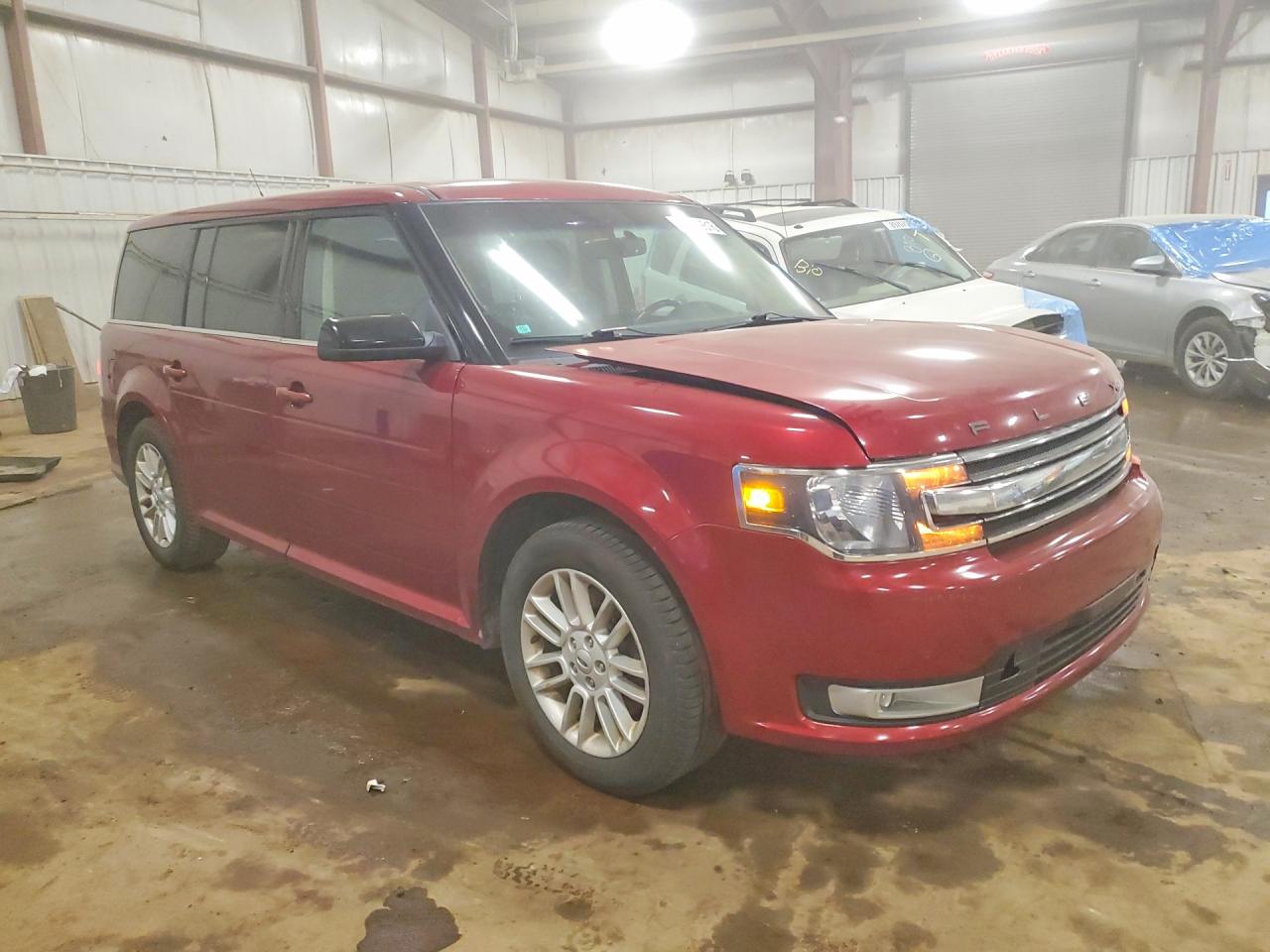 2014 Ford Flex Sel Burgundy vin: 2FMGK5C85EBD36395