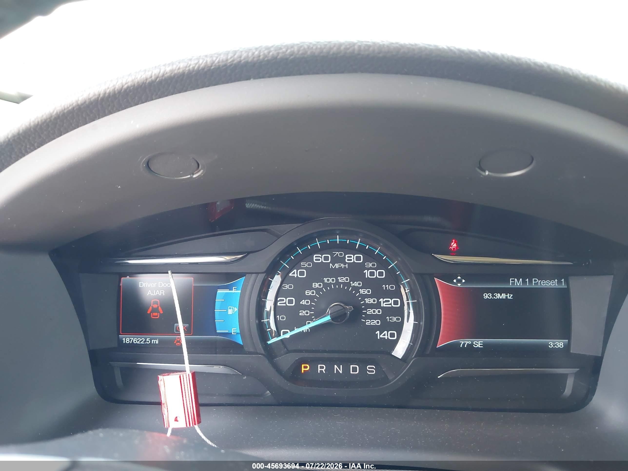 2015 Ford Flex Sel Red vin: 2FMGK5C85FBA03454