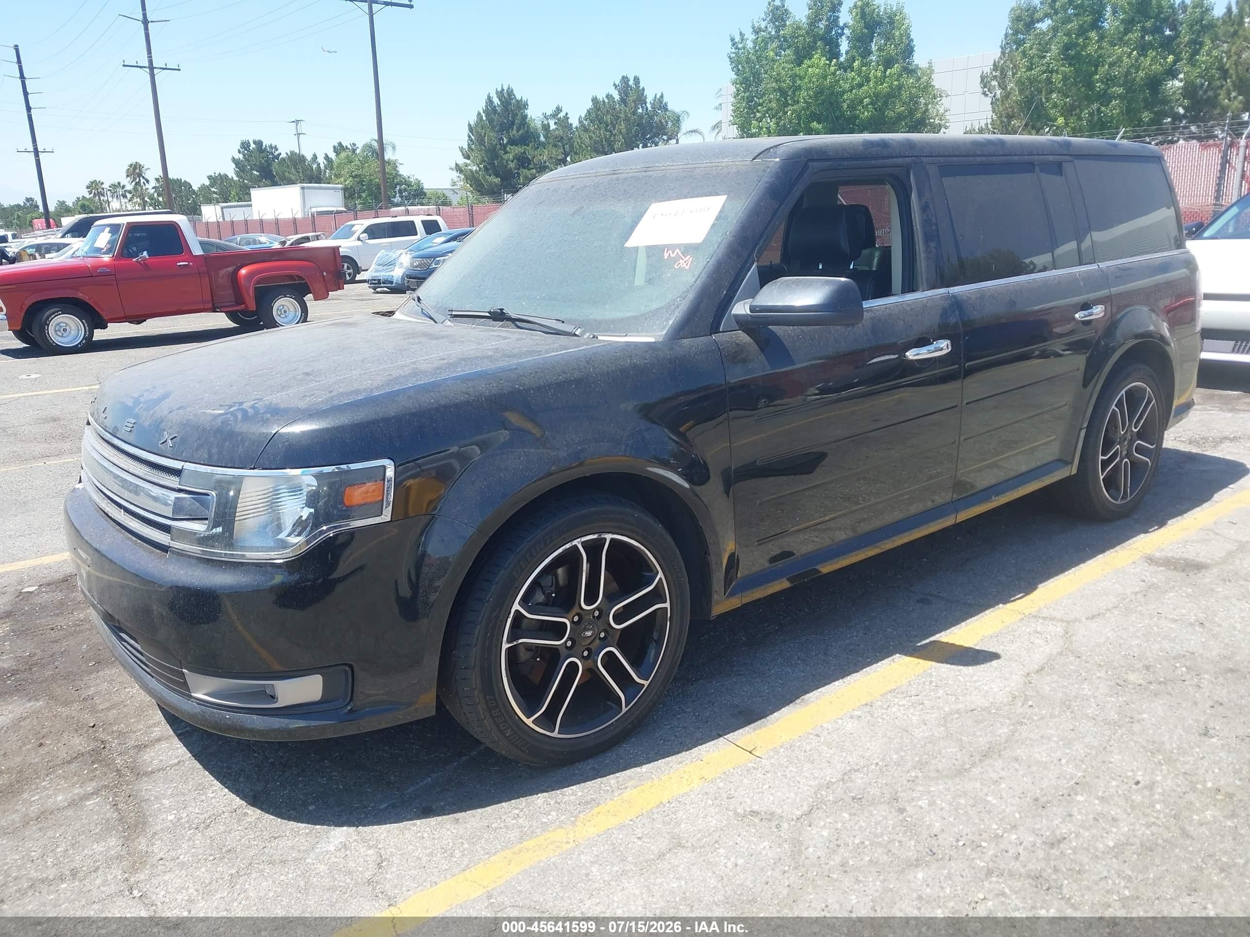 2015 Ford Flex Sel Черный vin: 2FMGK5C85FBA08380