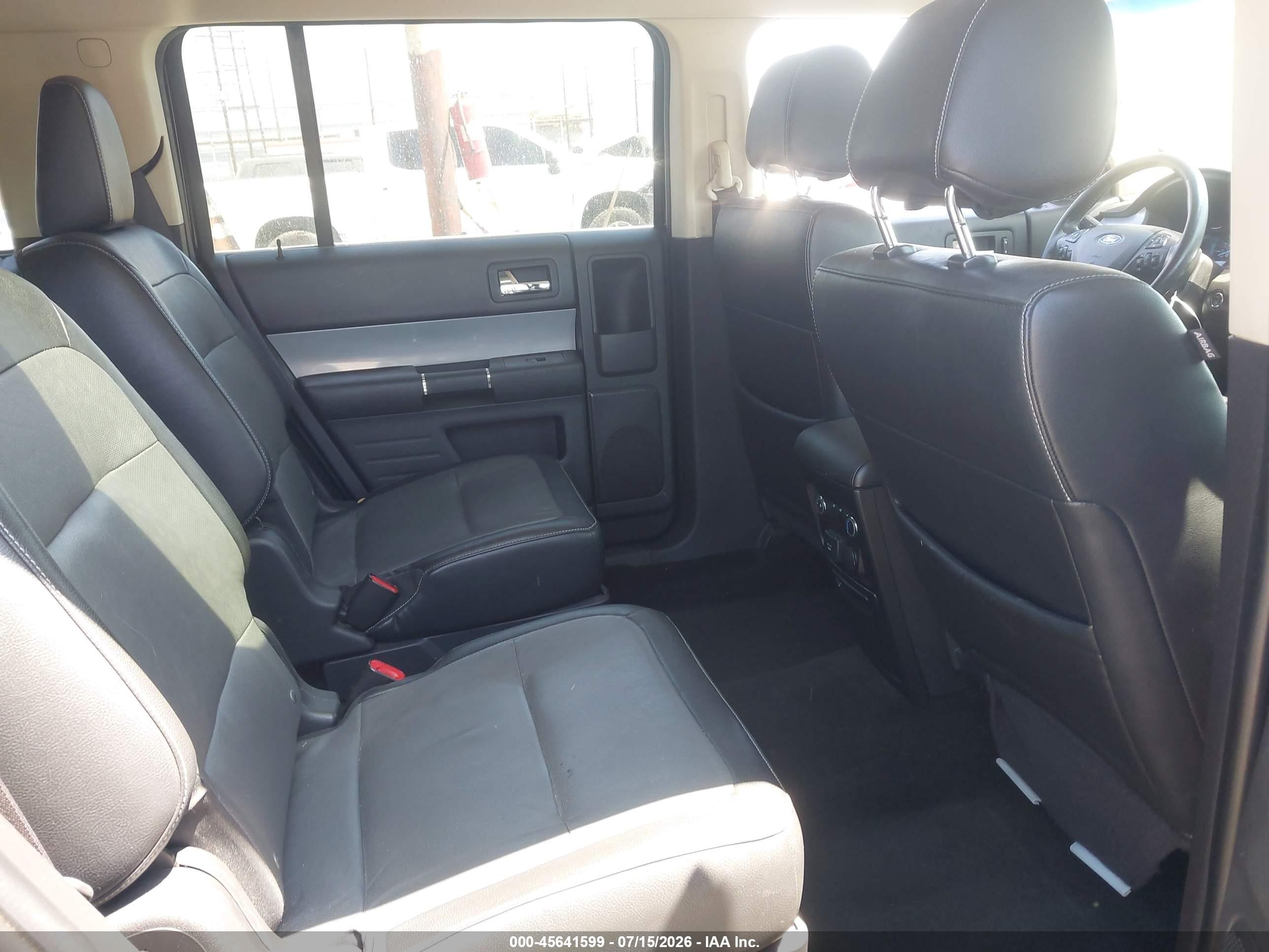 2015 Ford Flex Sel Черный vin: 2FMGK5C85FBA08380