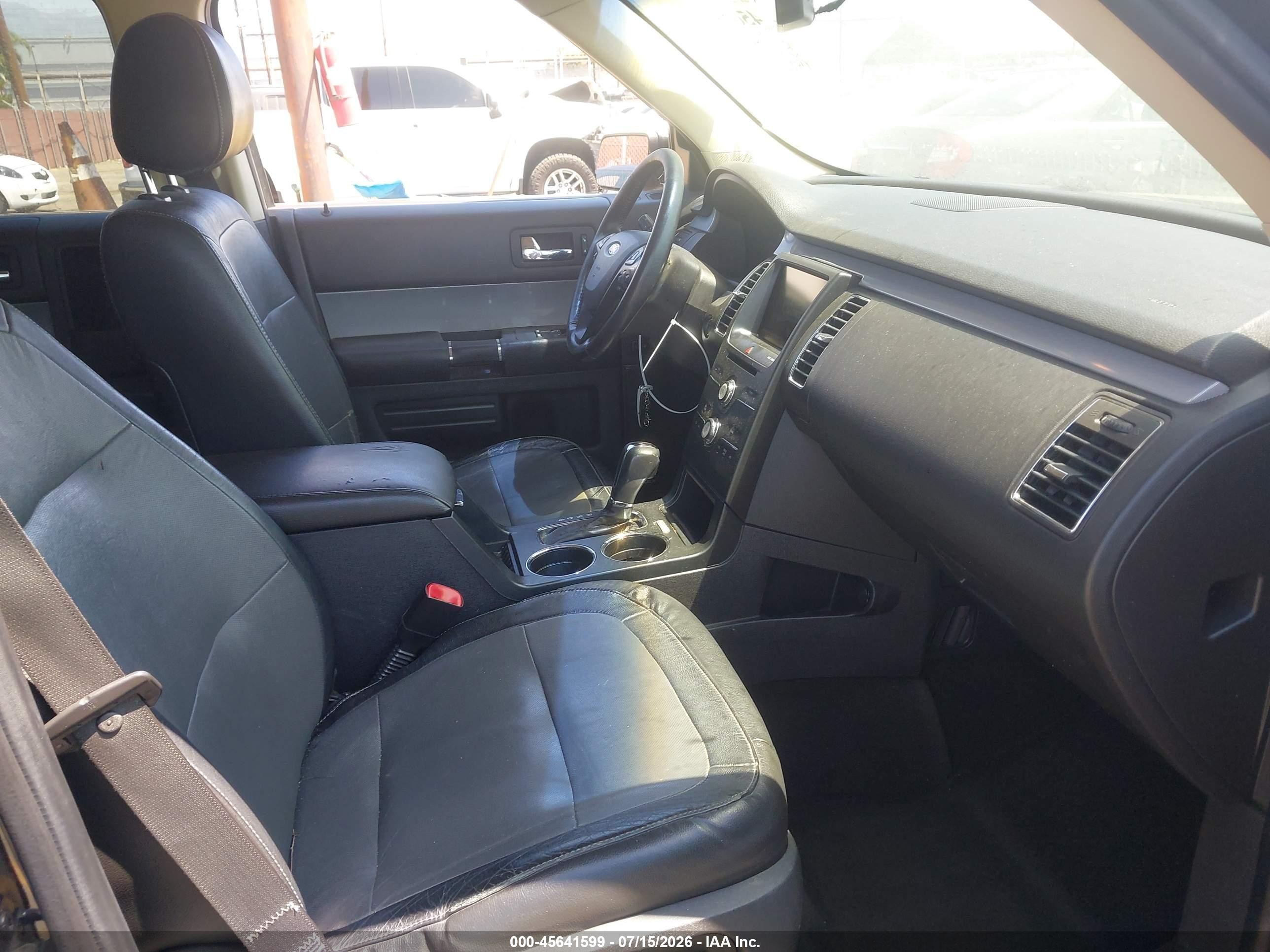 2015 Ford Flex Sel Черный vin: 2FMGK5C85FBA08380