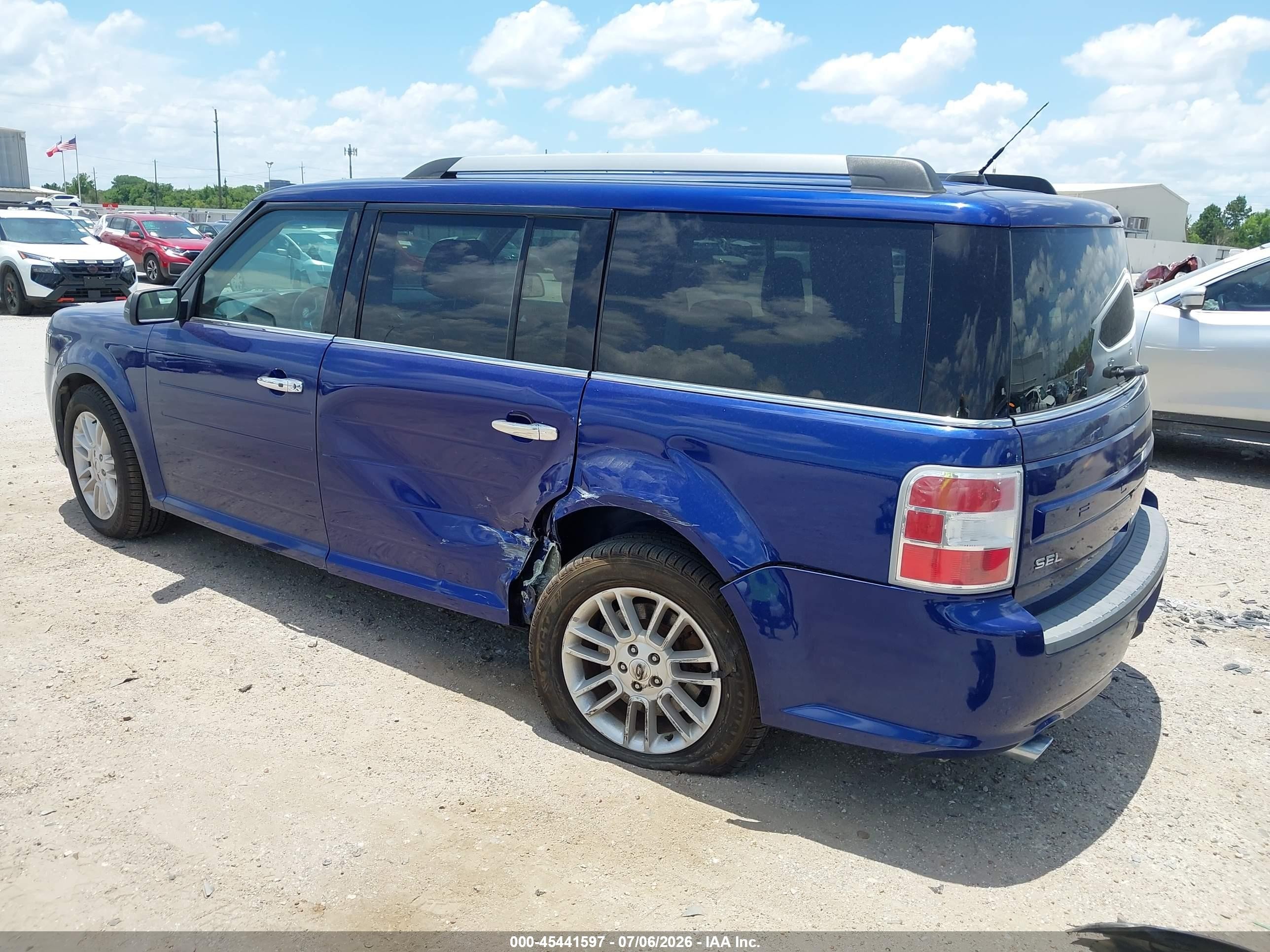 2015 Ford Flex Sel Синий vin: 2FMGK5C85FBA09254