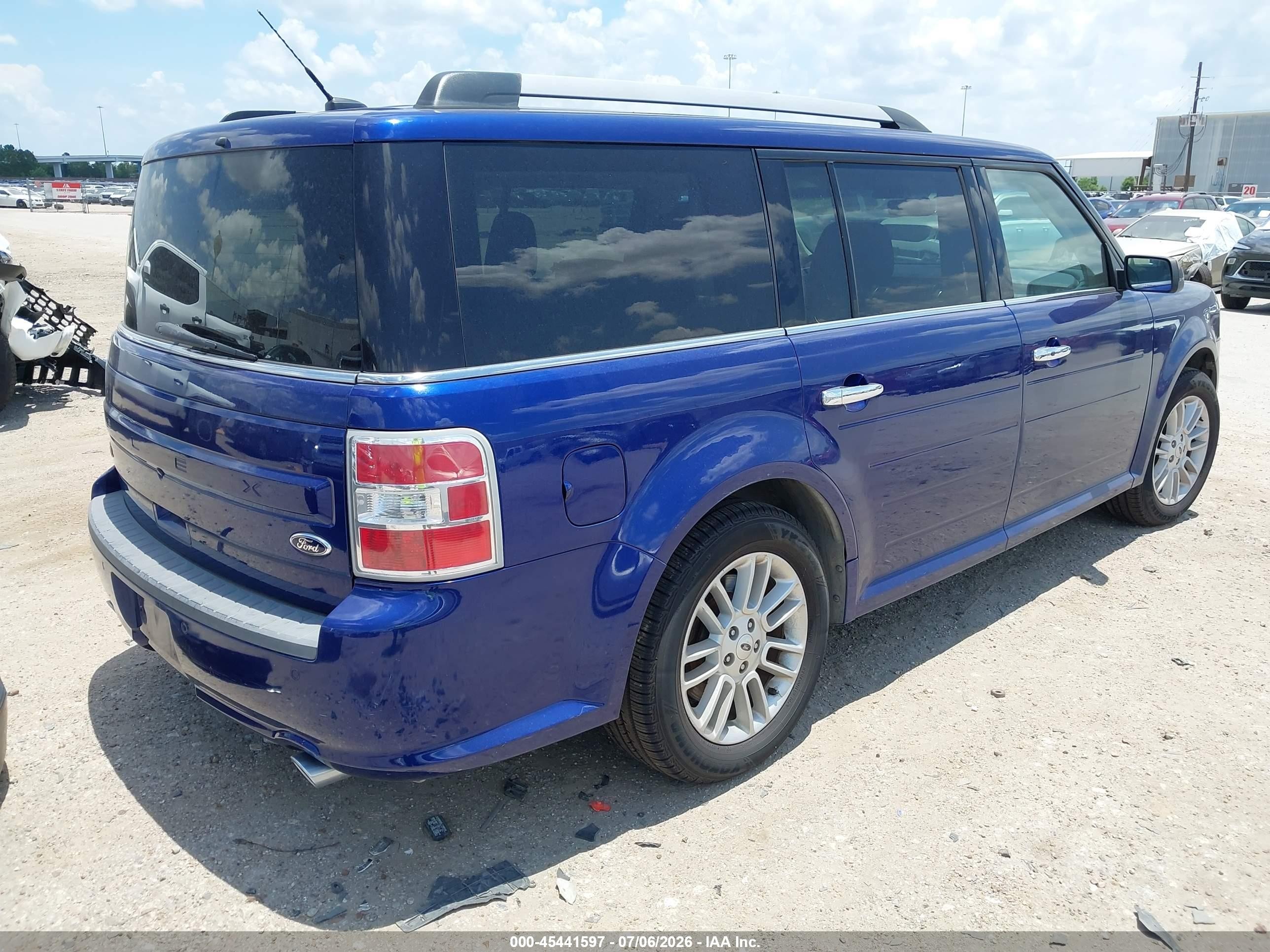 2015 Ford Flex Sel Синий vin: 2FMGK5C85FBA09254