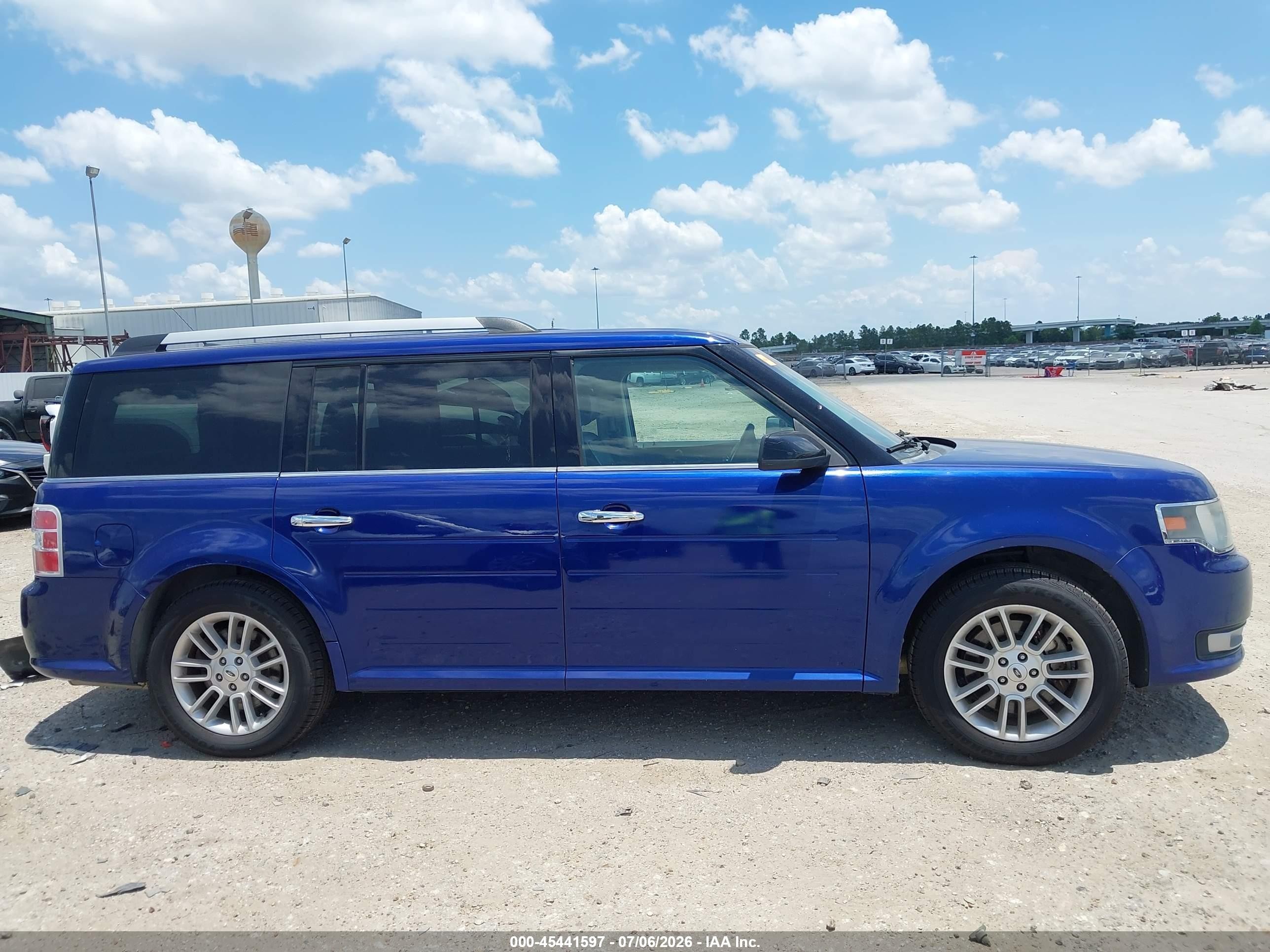 2015 Ford Flex Sel Синий vin: 2FMGK5C85FBA09254