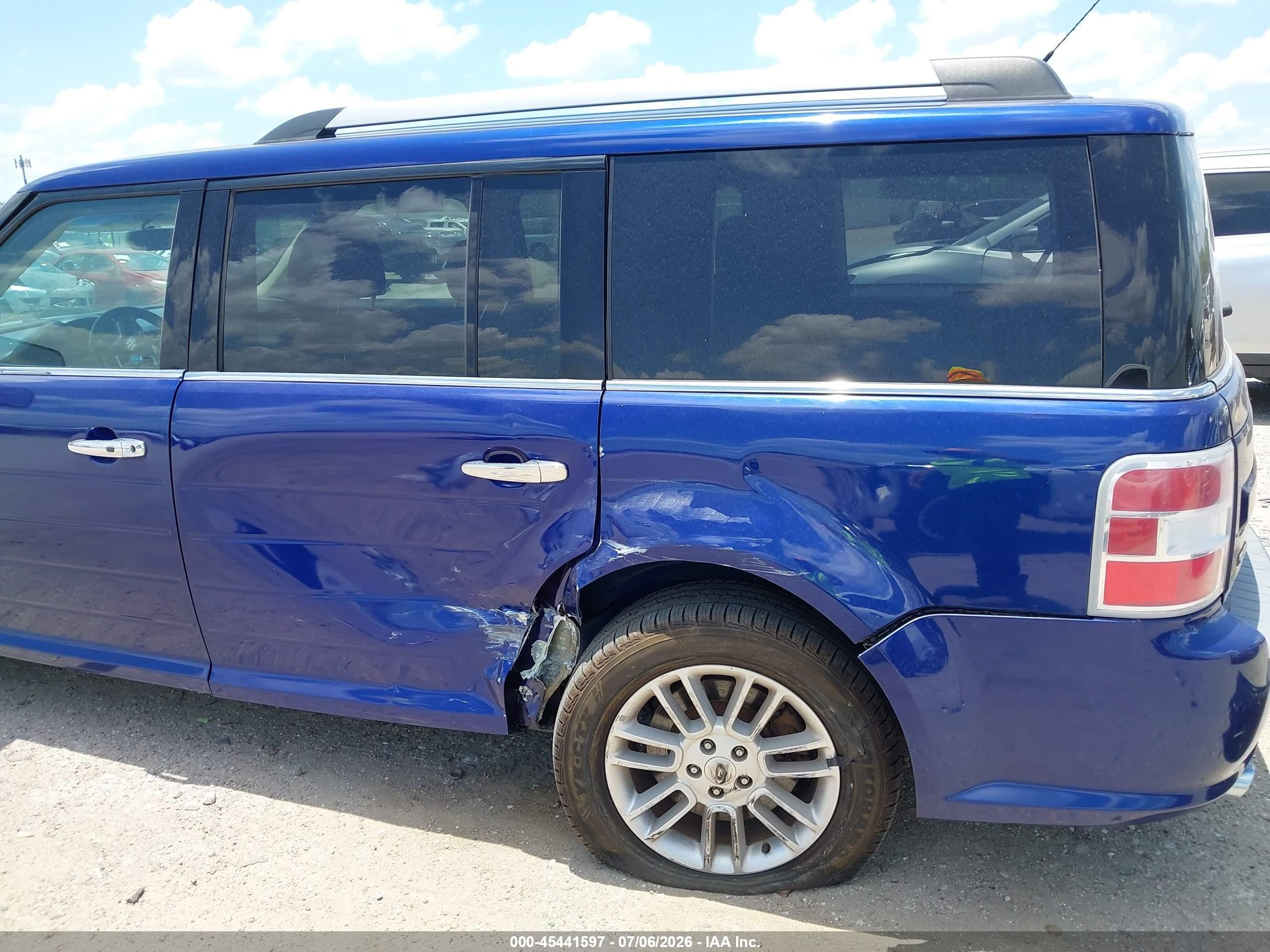 2015 Ford Flex Sel Синий vin: 2FMGK5C85FBA09254