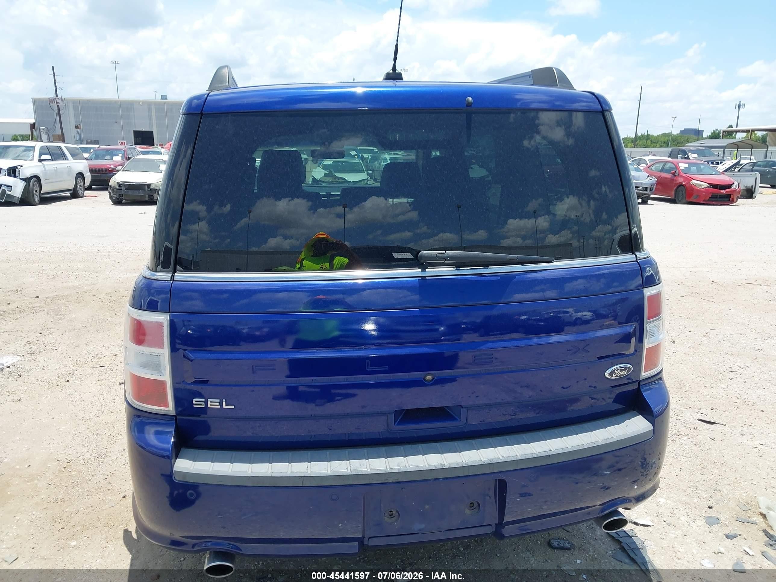 2015 Ford Flex Sel Синий vin: 2FMGK5C85FBA09254