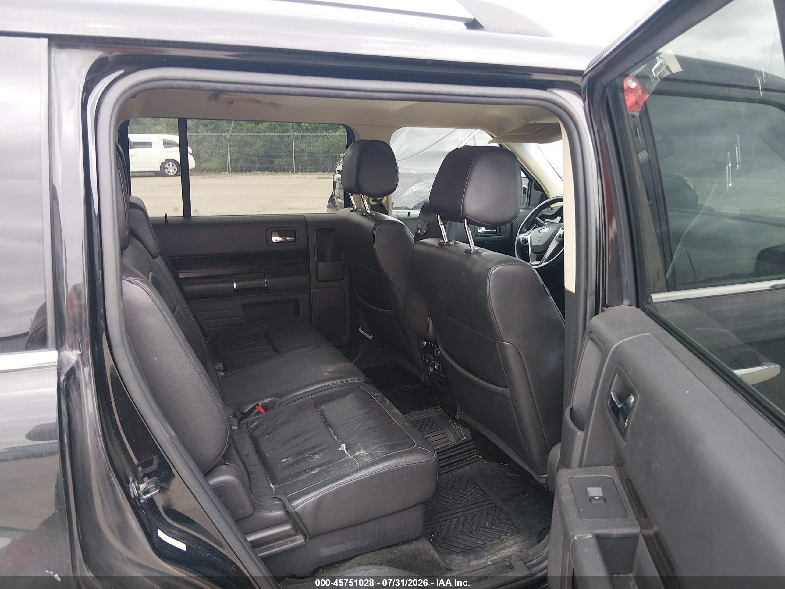 2015 Ford Flex Sel Black vin: 2FMGK5C85FBA21839