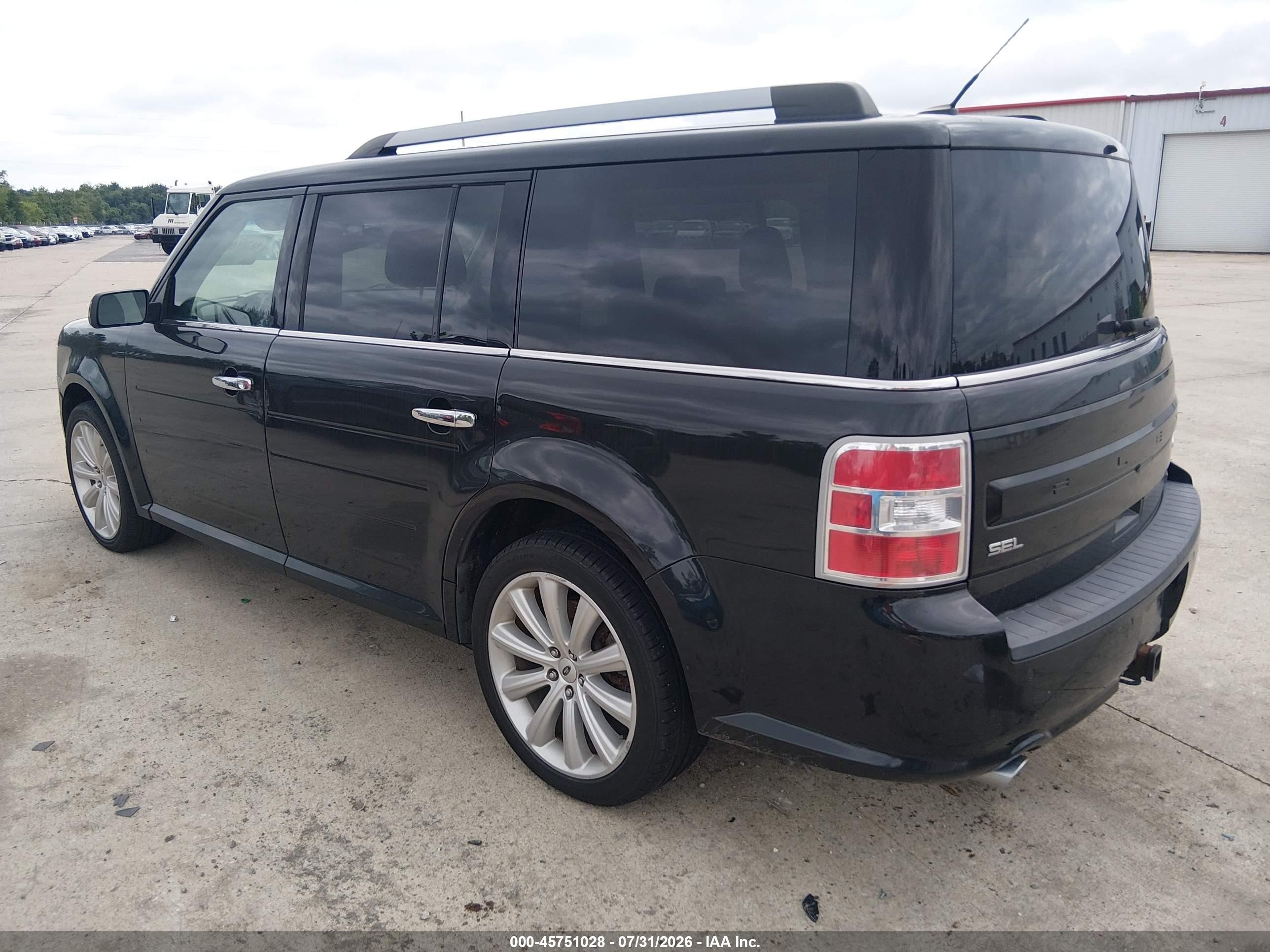 2015 Ford Flex Sel Black vin: 2FMGK5C85FBA21839