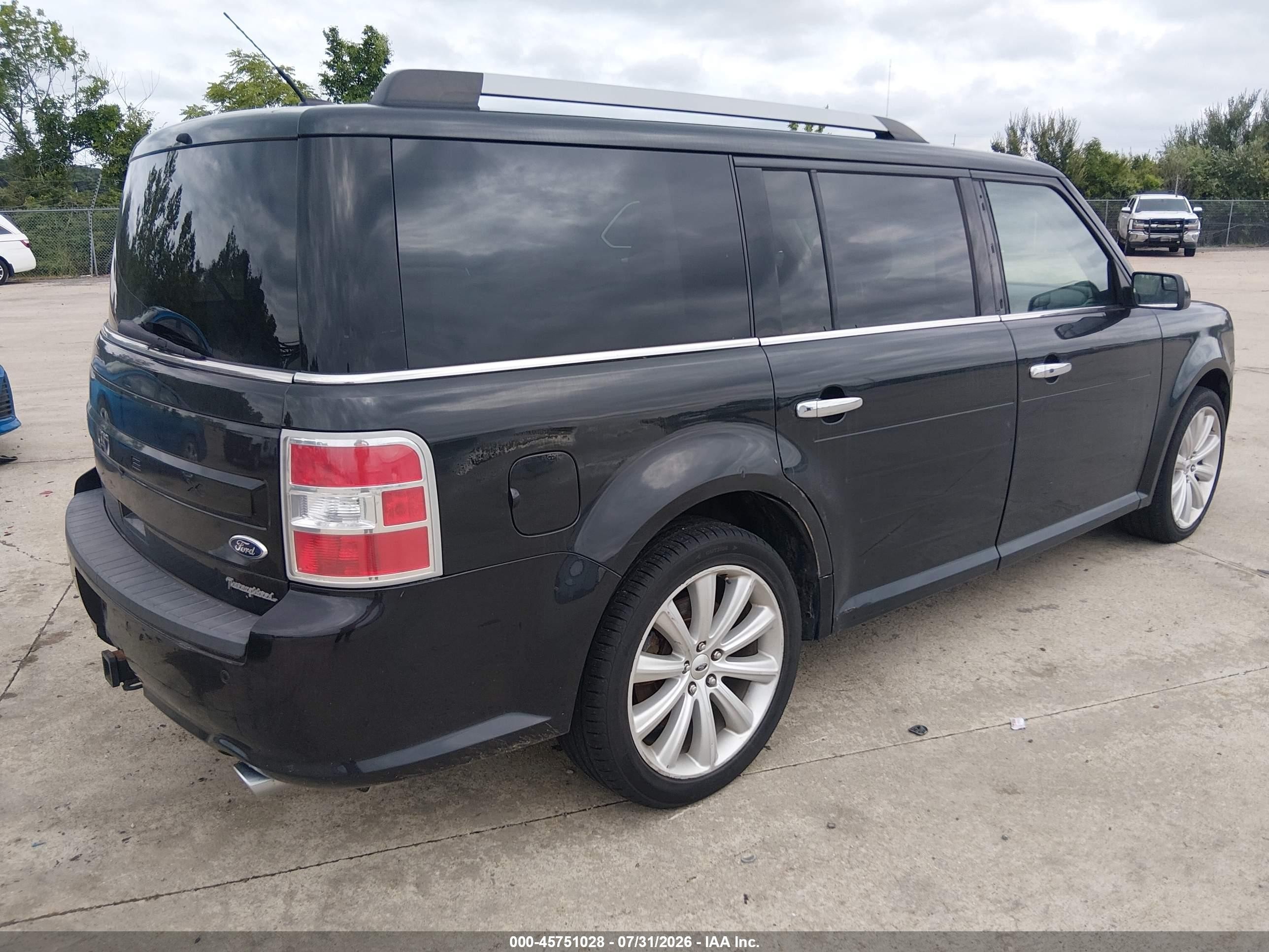 2015 Ford Flex Sel Black vin: 2FMGK5C85FBA21839