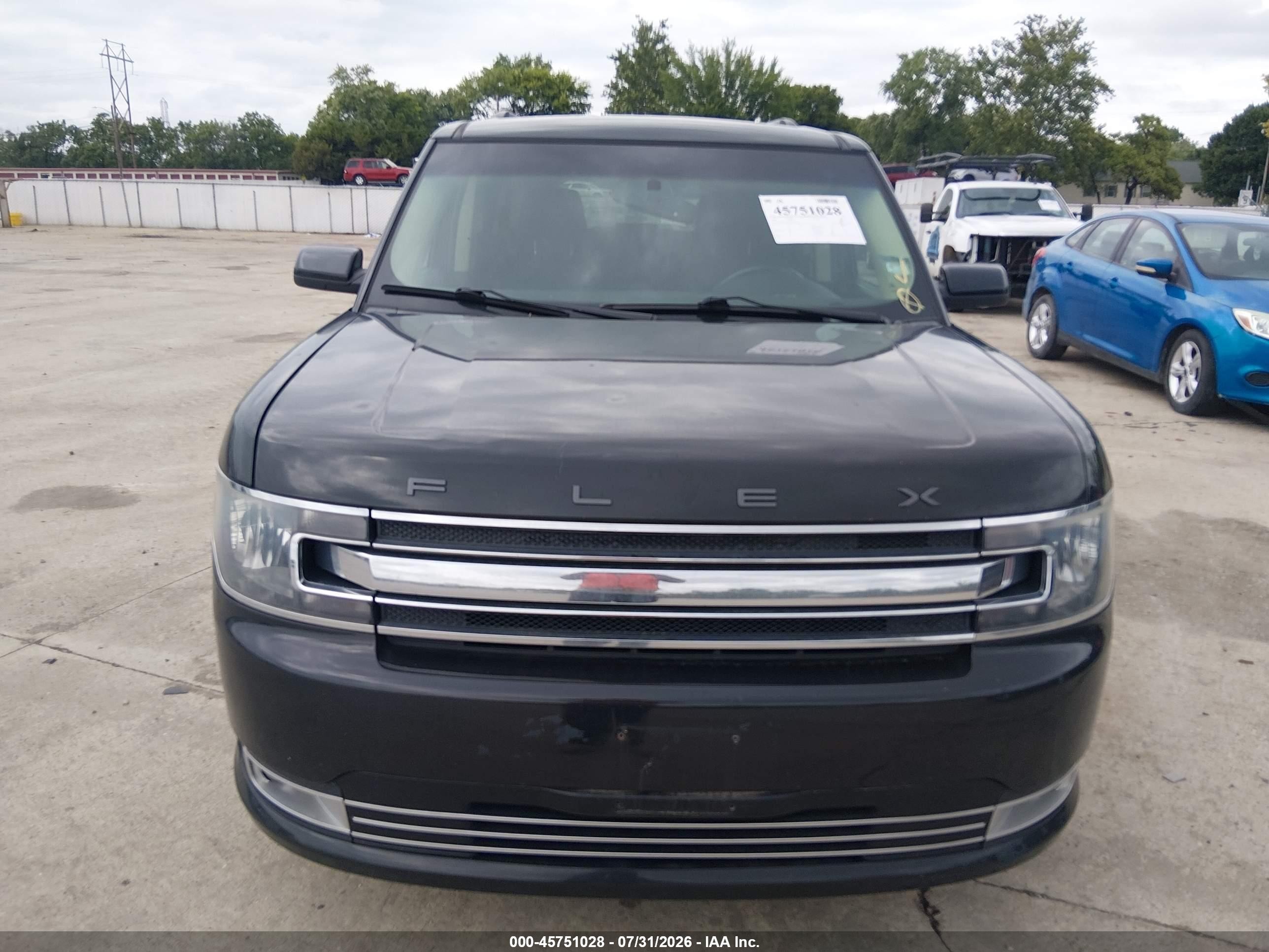 2015 Ford Flex Sel Black vin: 2FMGK5C85FBA21839