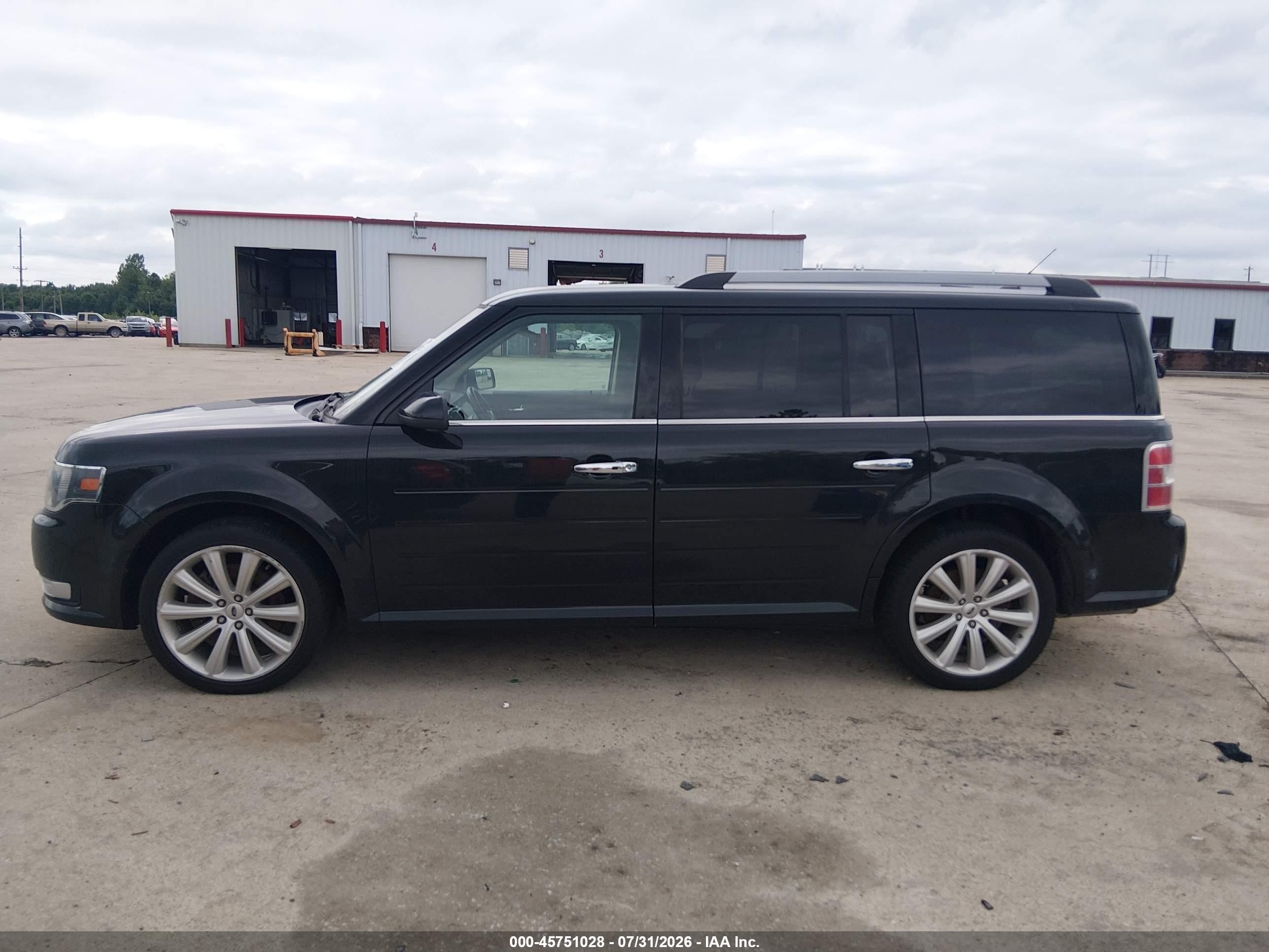 2015 Ford Flex Sel Black vin: 2FMGK5C85FBA21839