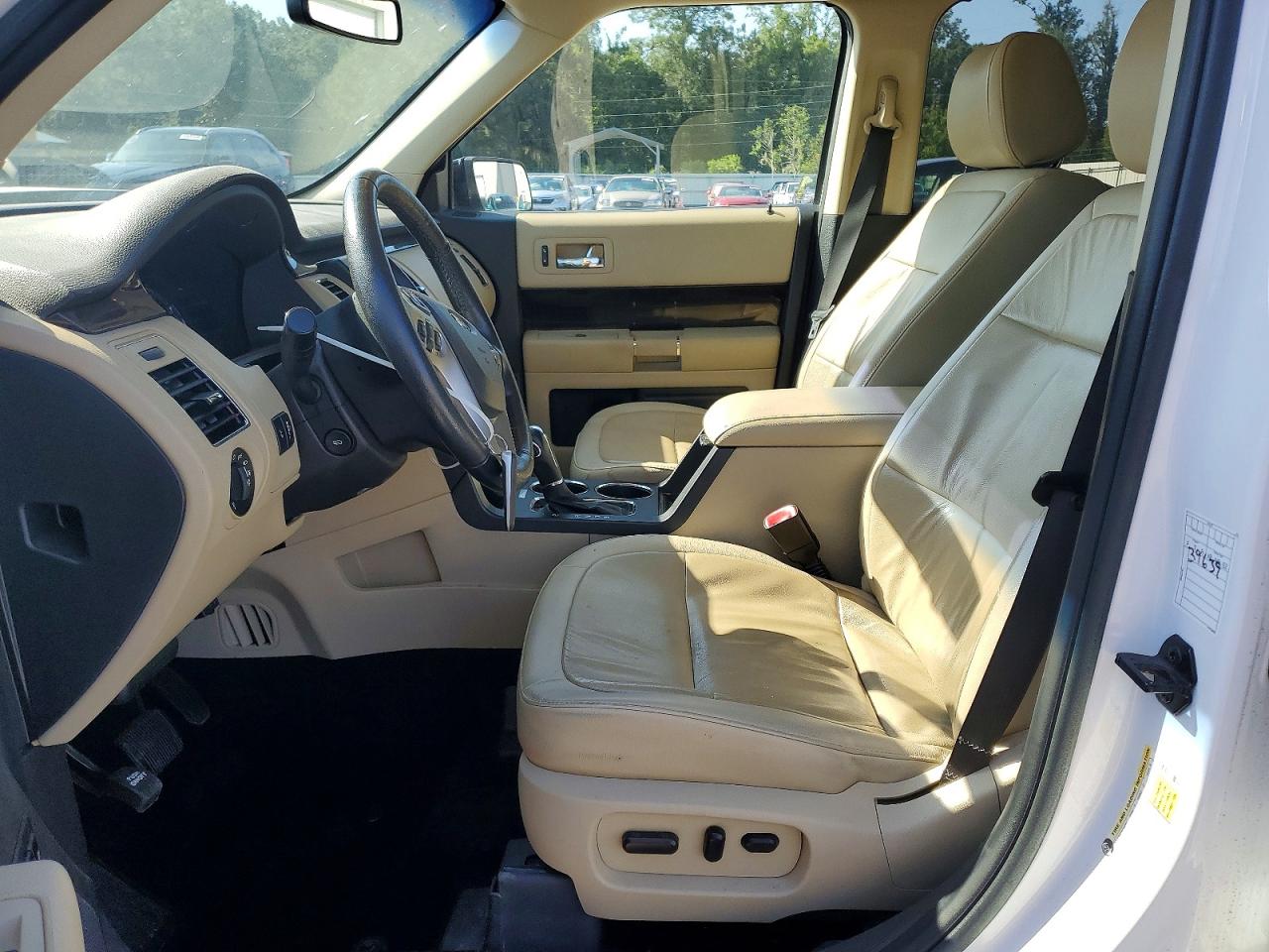 2019 Ford Flex Sel White vin: 2FMGK5C85KBA18725