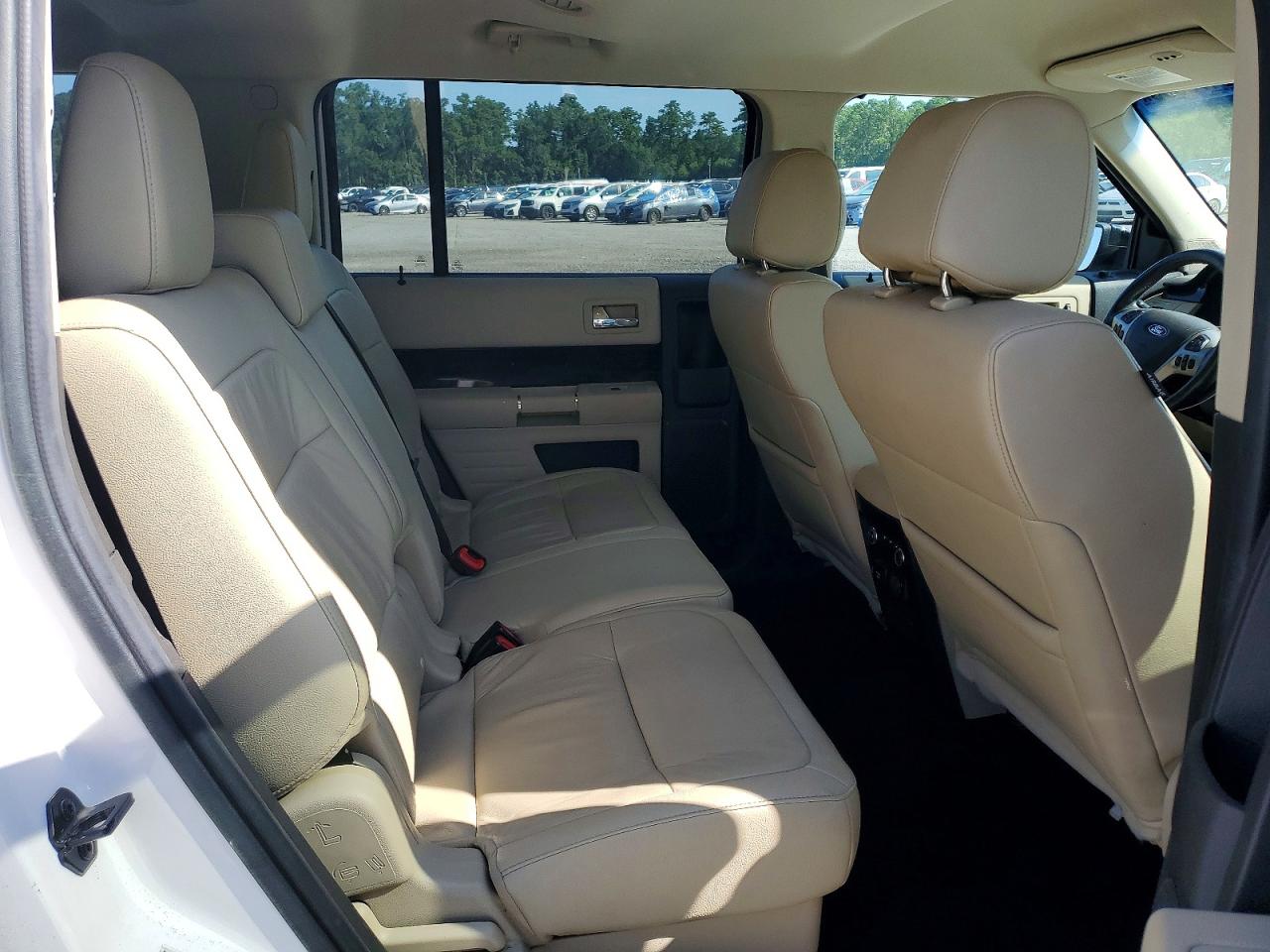 2019 Ford Flex Sel White vin: 2FMGK5C85KBA18725