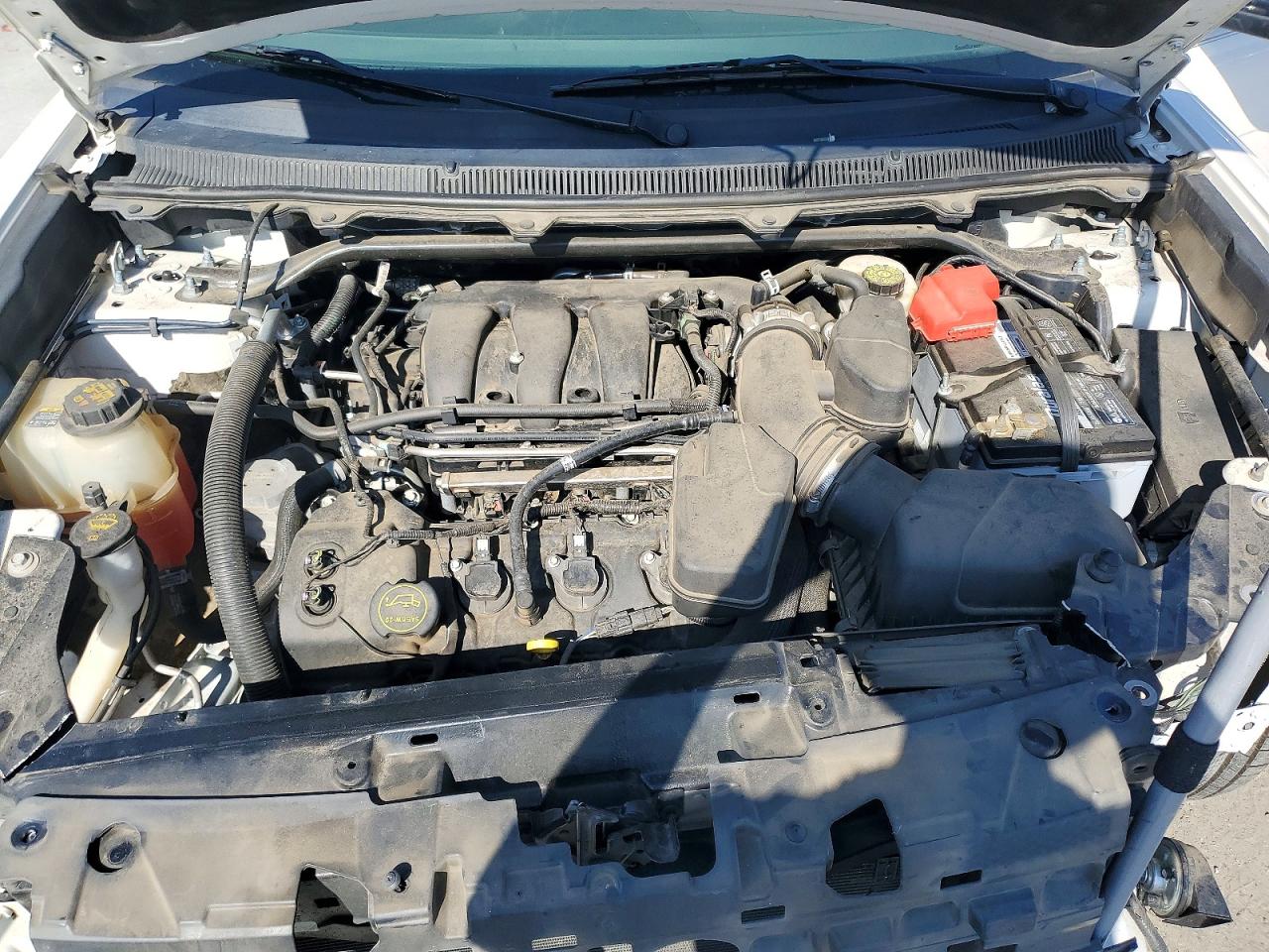 2019 Ford Flex Sel White vin: 2FMGK5C85KBA18725