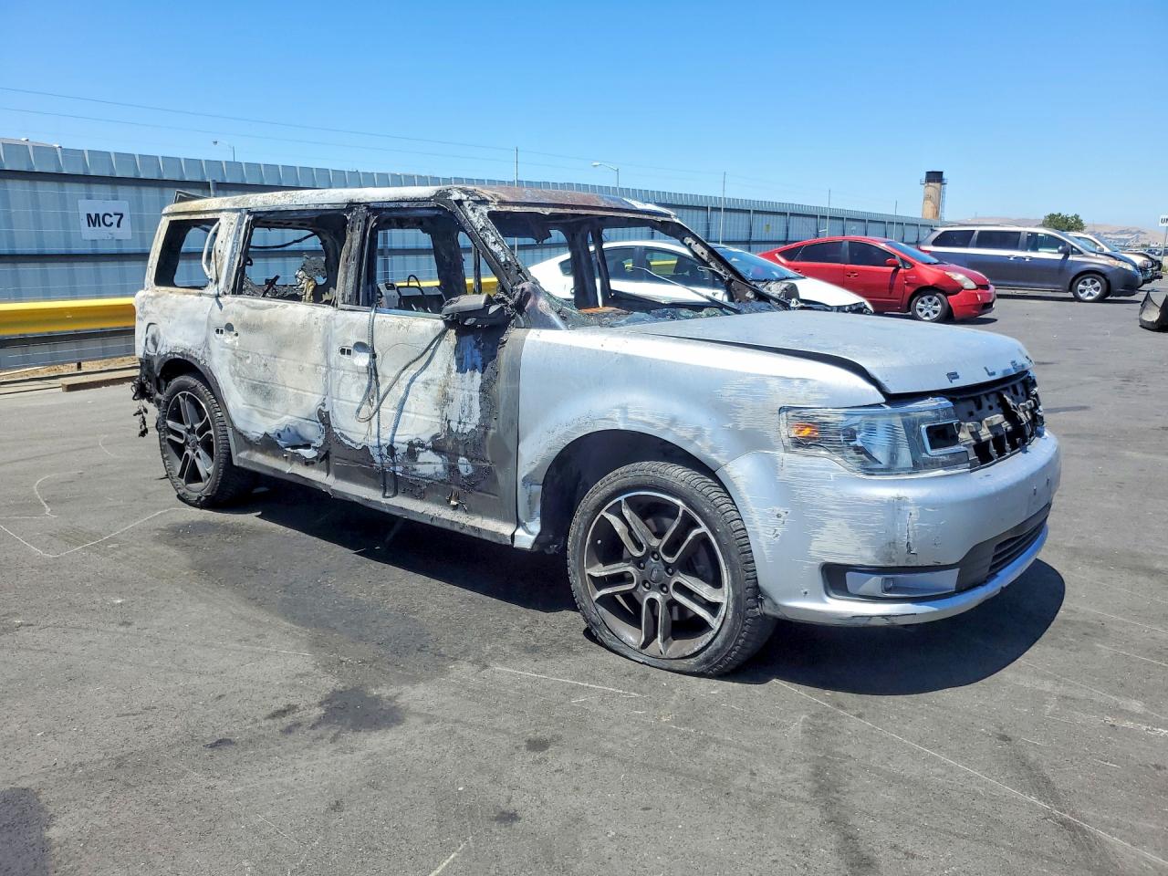 2013 Ford Flex Sel Silver vin: 2FMGK5C86DBD30619