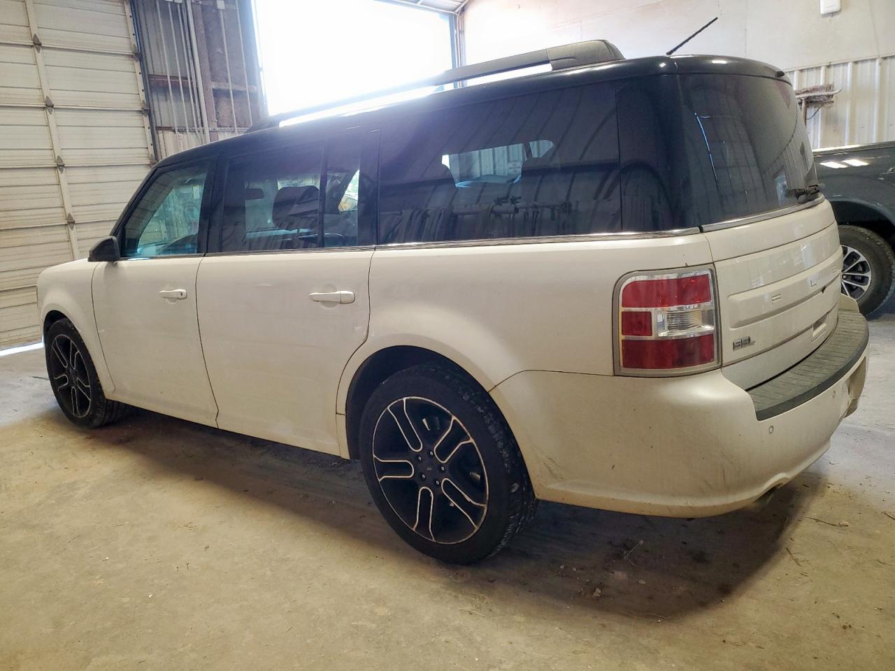 2013 Ford Flex Sel White vin: 2FMGK5C86DBD33911