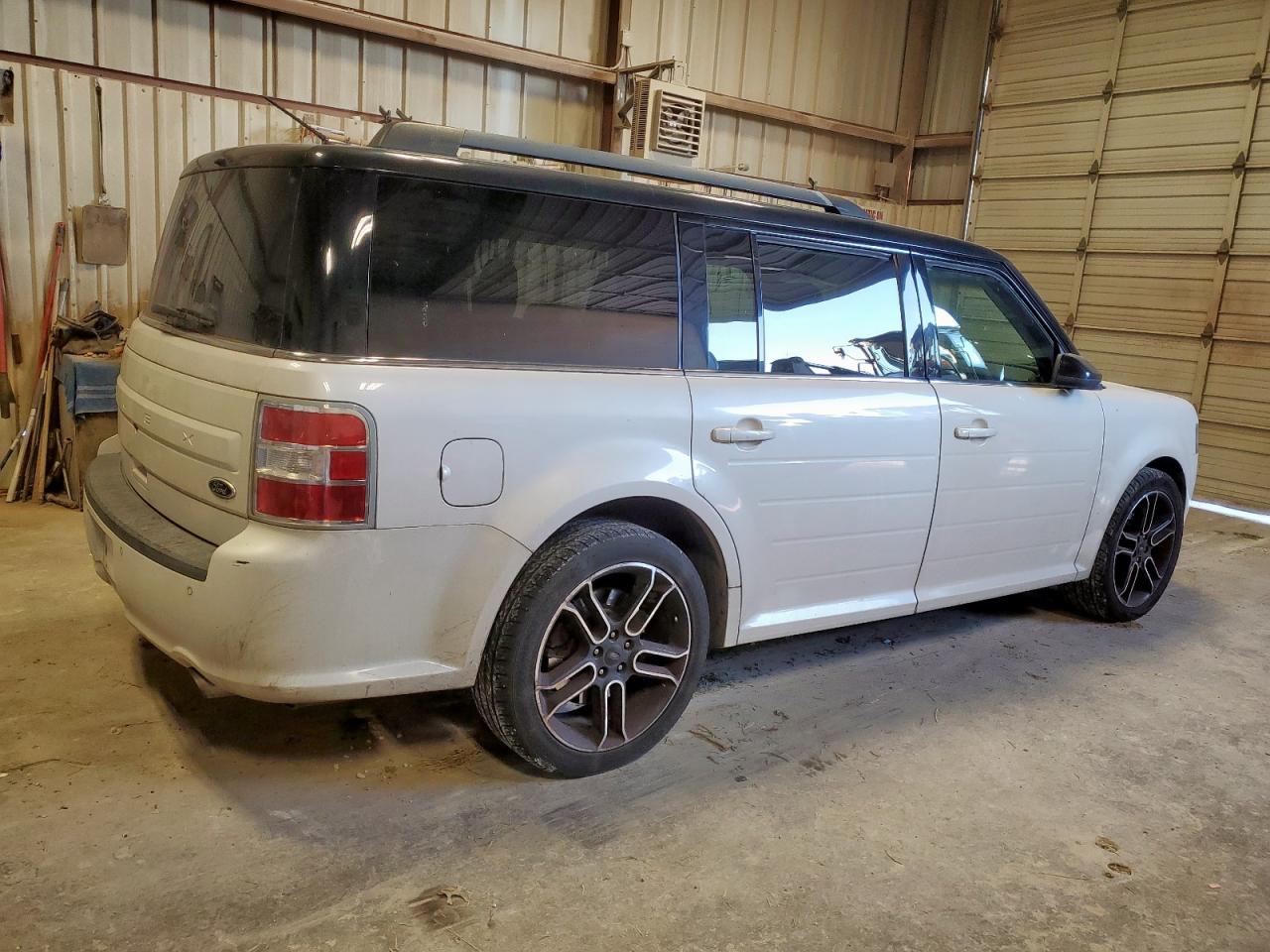2013 Ford Flex Sel White vin: 2FMGK5C86DBD33911