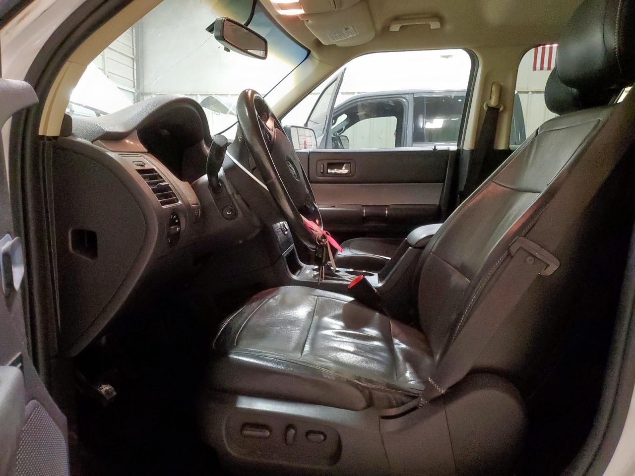 2013 Ford Flex Sel White vin: 2FMGK5C86DBD33911