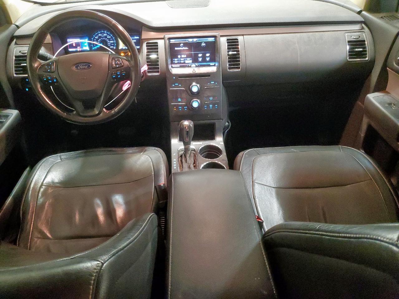2013 Ford Flex Sel White vin: 2FMGK5C86DBD33911
