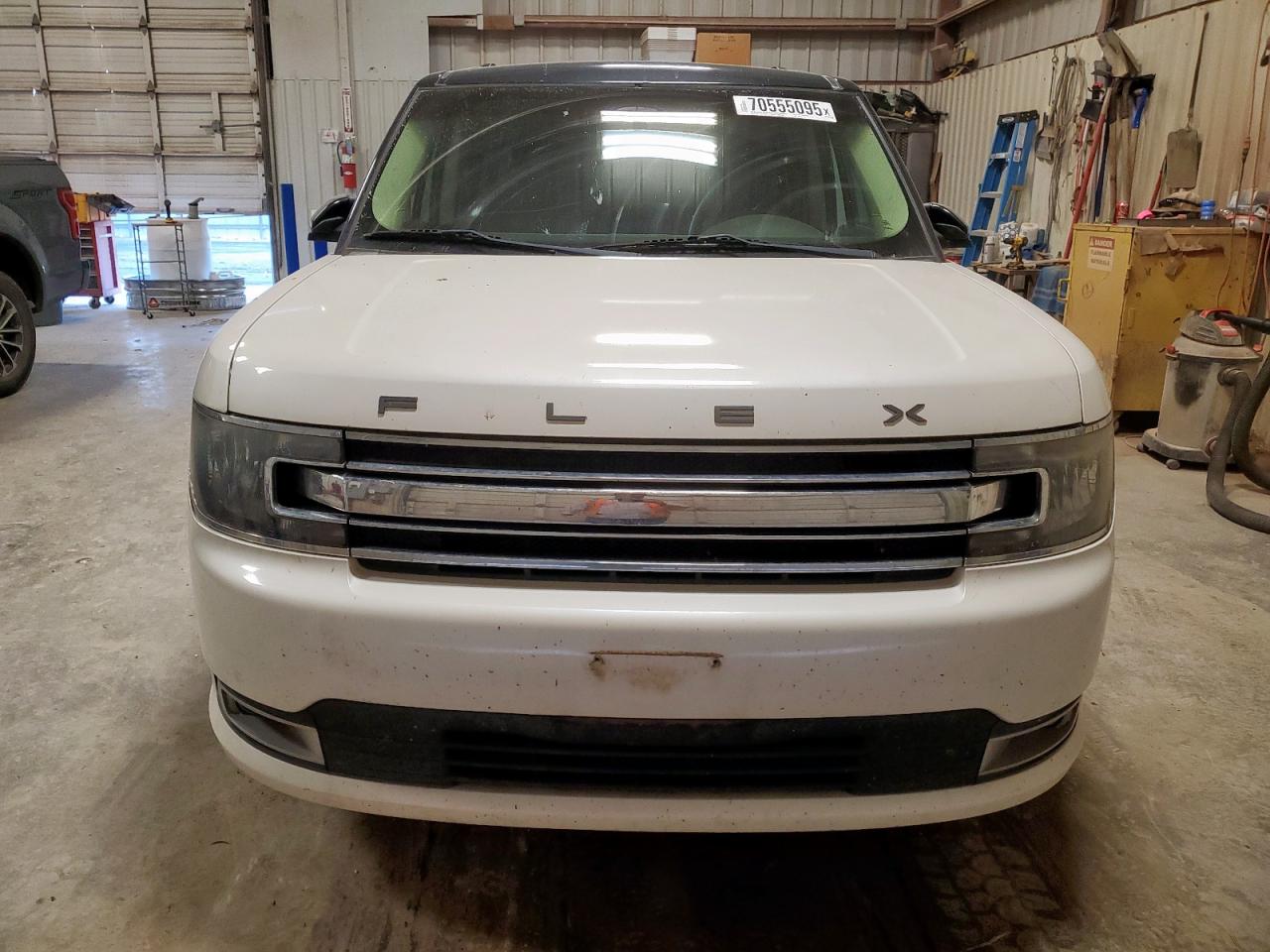 2013 Ford Flex Sel White vin: 2FMGK5C86DBD33911