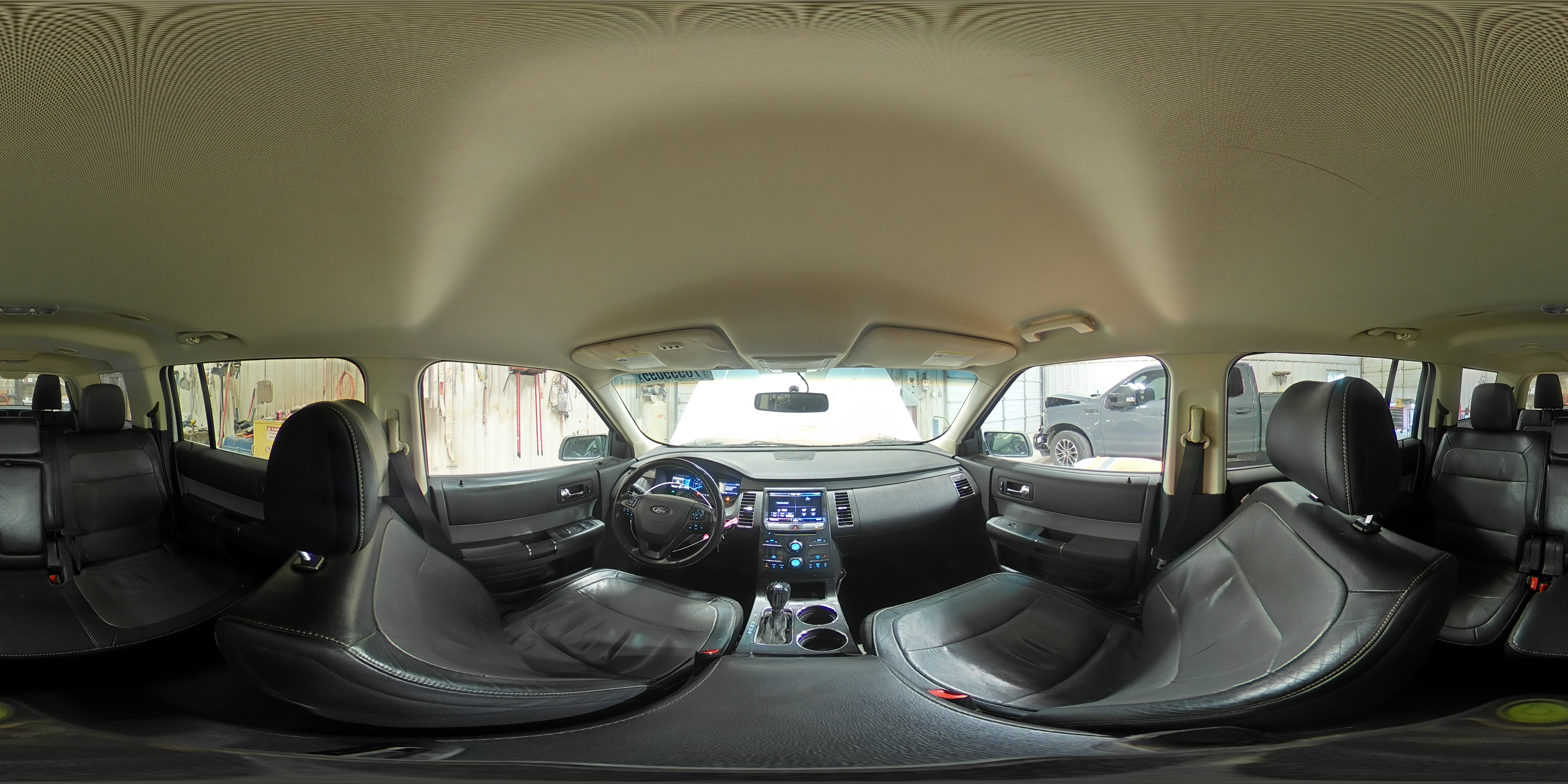 2013 Ford Flex Sel White vin: 2FMGK5C86DBD33911