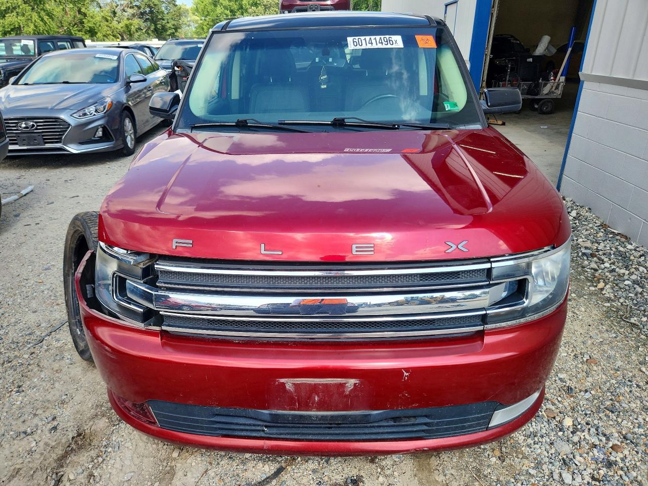 2014 Ford Flex Sel Красный vin: 2FMGK5C86EBD15359