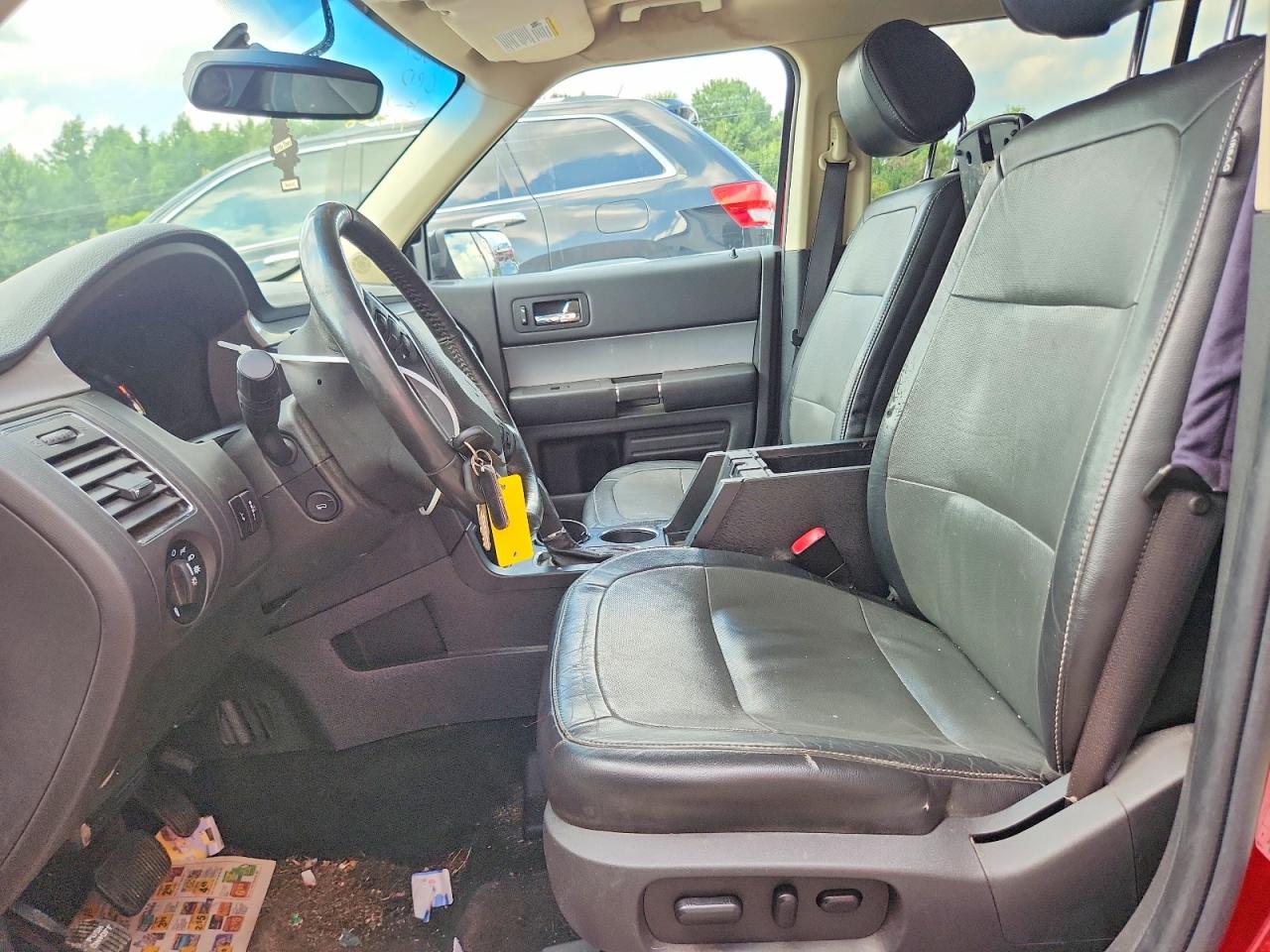 2014 Ford Flex Sel Красный vin: 2FMGK5C86EBD15359