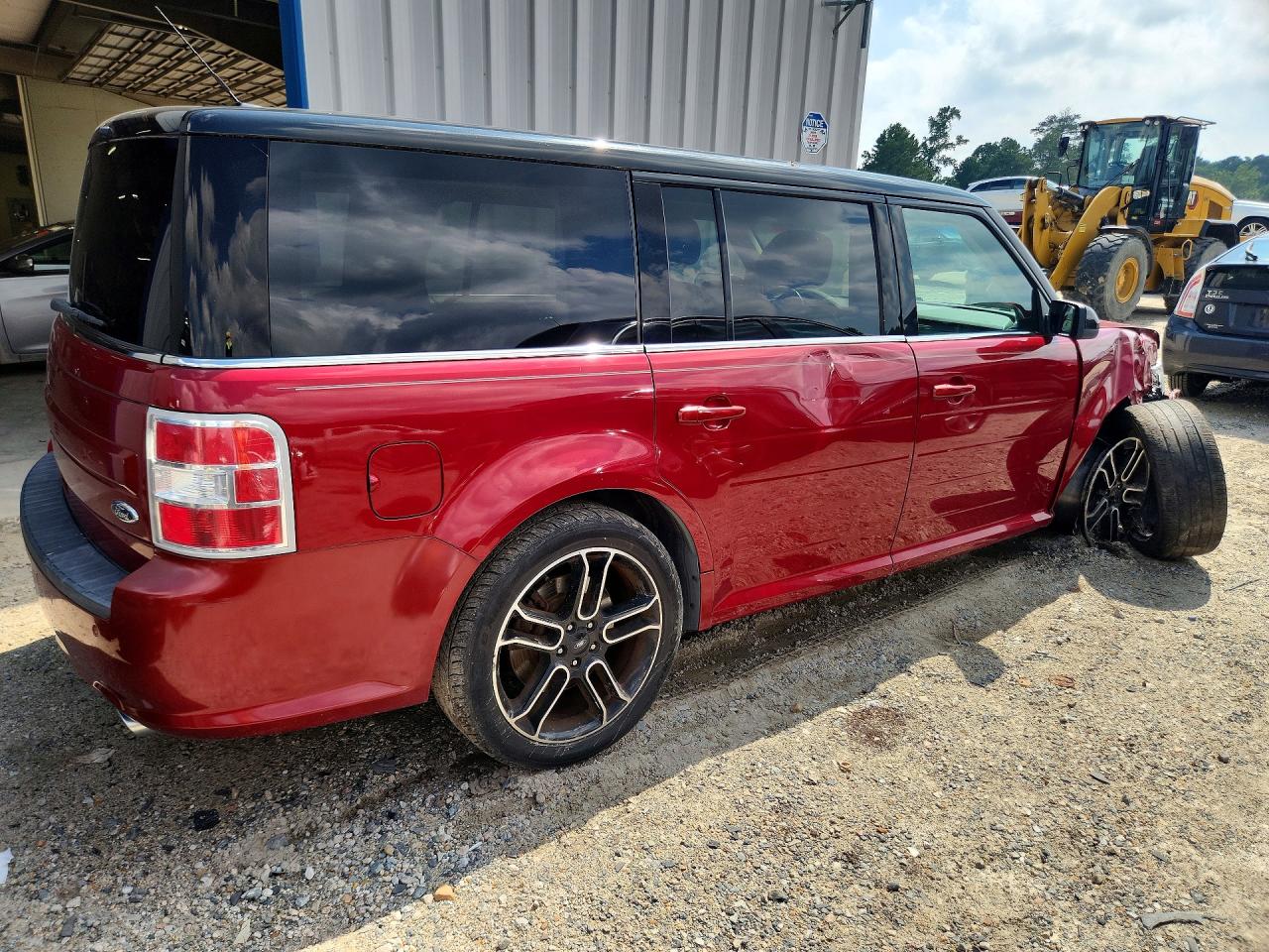 2014 Ford Flex Sel Красный vin: 2FMGK5C86EBD15359
