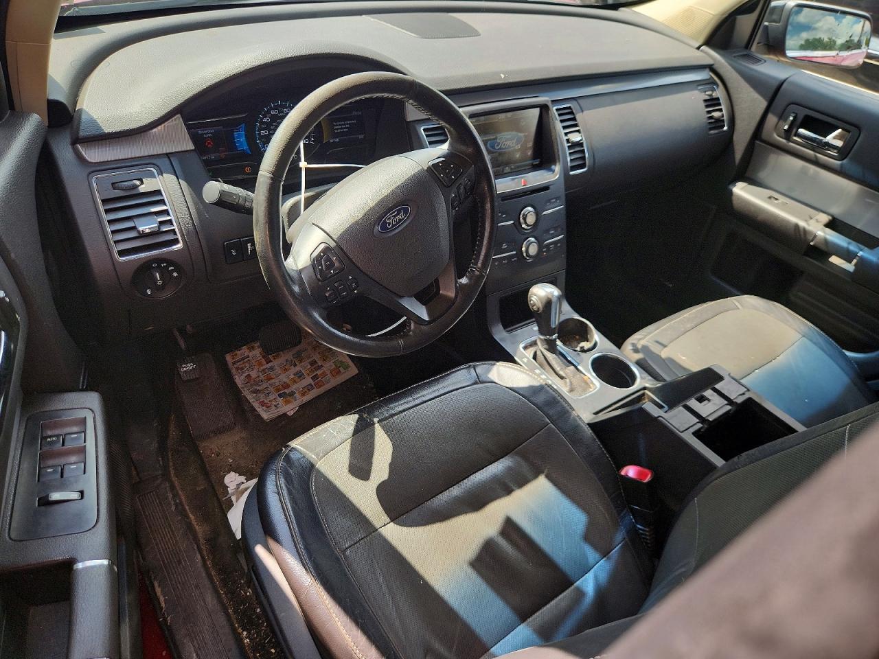 2014 Ford Flex Sel Красный vin: 2FMGK5C86EBD15359