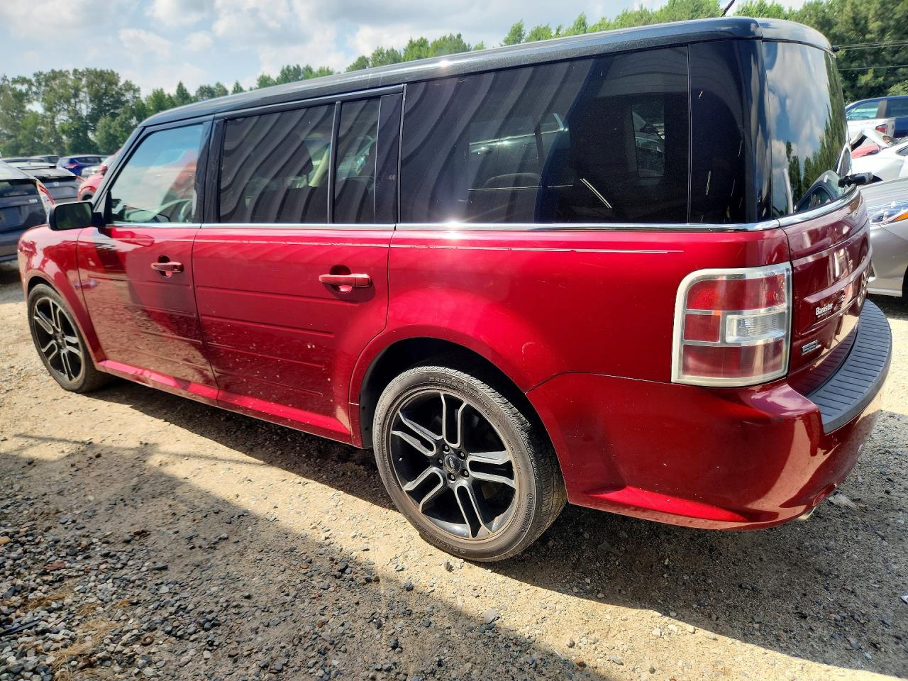 2014 Ford Flex Sel Красный vin: 2FMGK5C86EBD15359