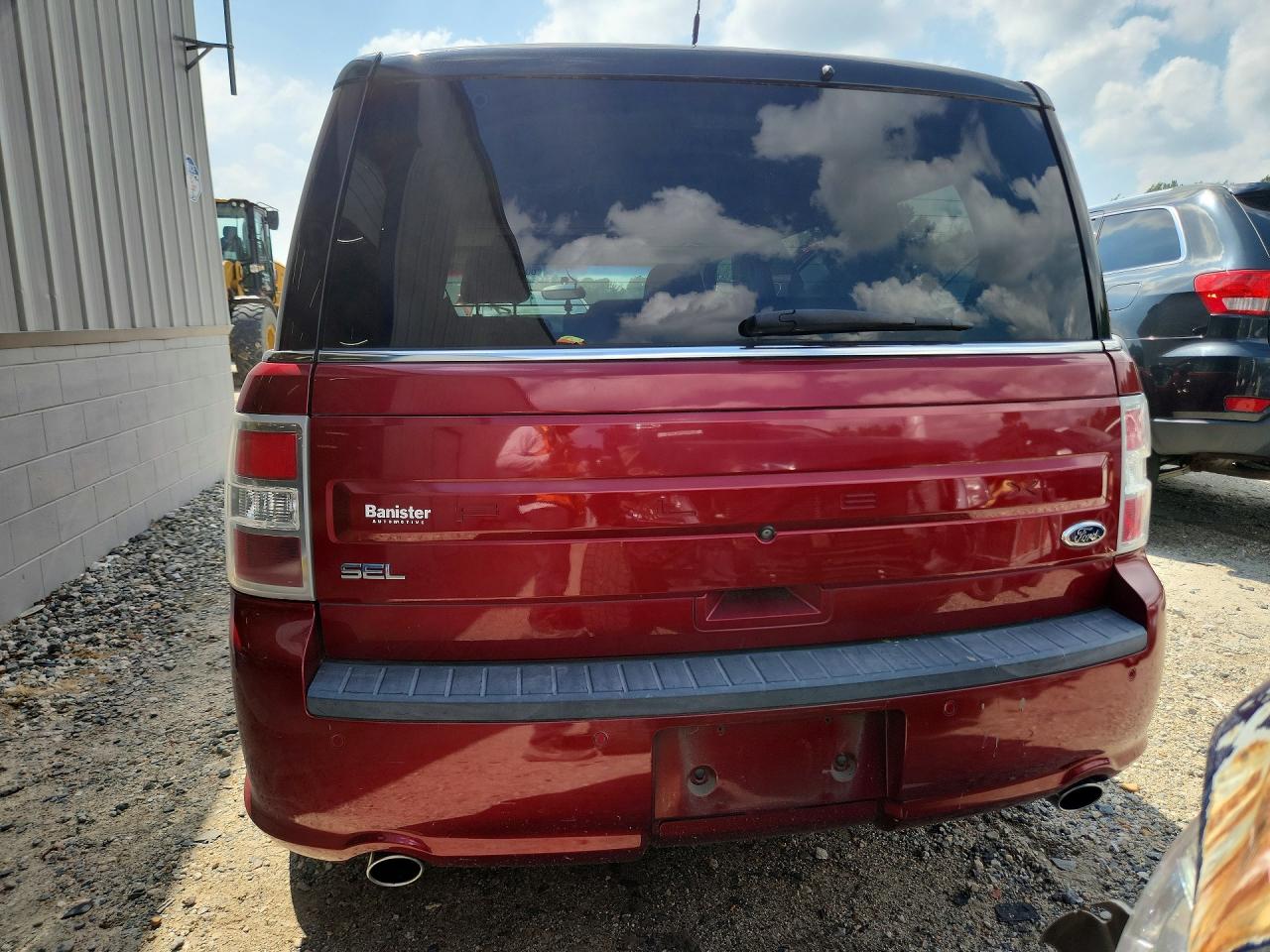 2014 Ford Flex Sel Красный vin: 2FMGK5C86EBD15359