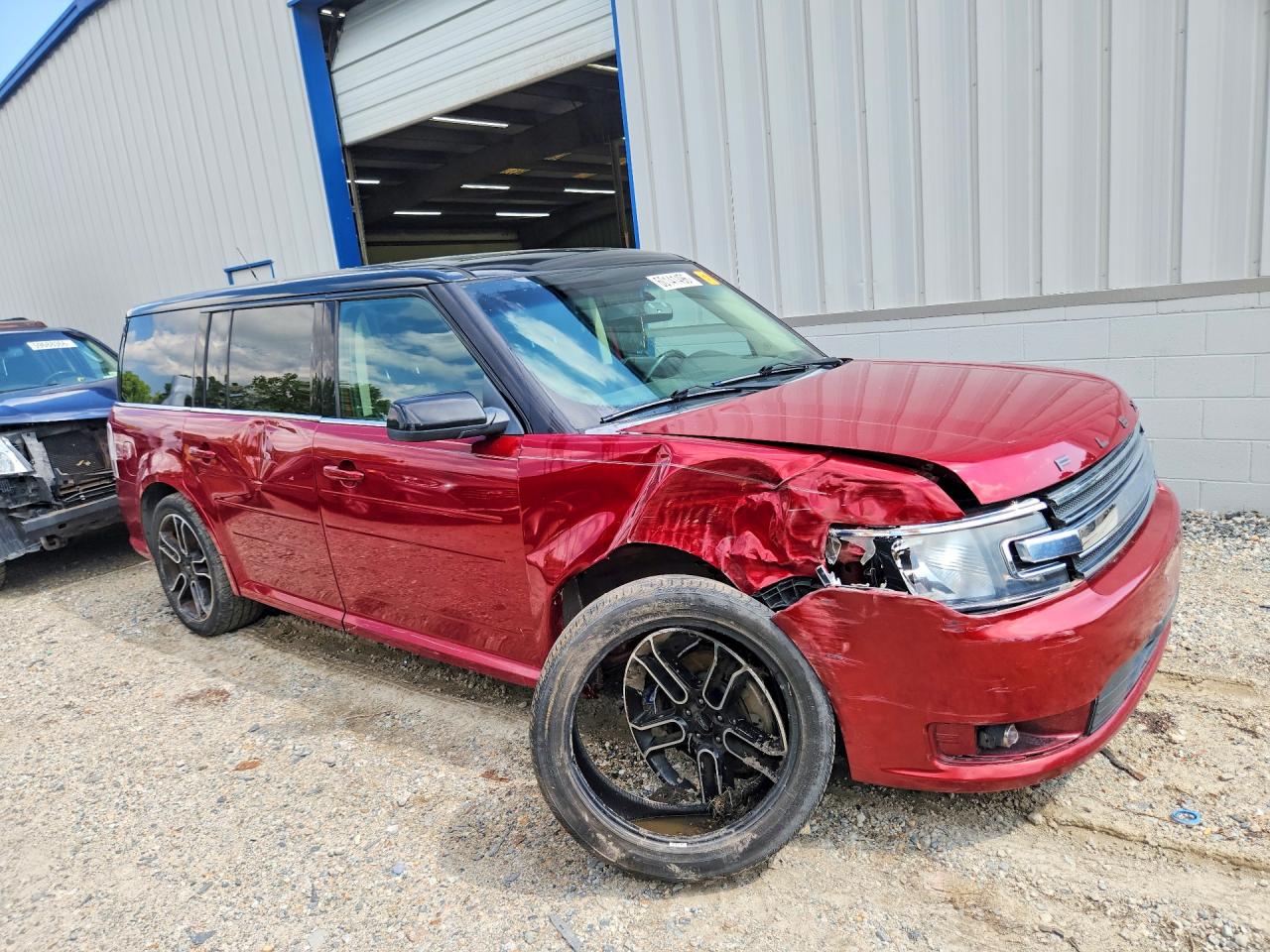 2014 Ford Flex Sel Красный vin: 2FMGK5C86EBD15359