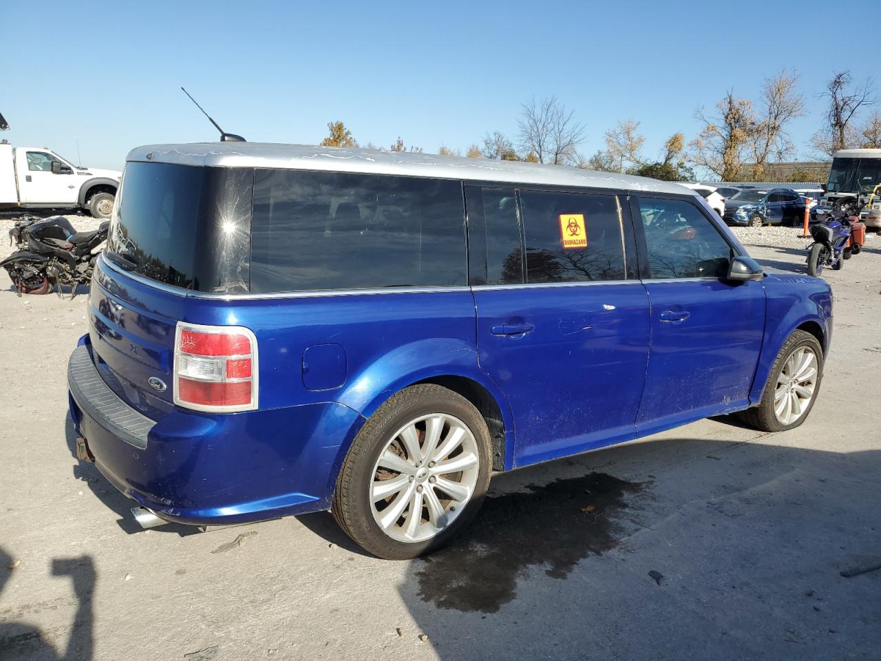 2014 Ford Flex Sel Blue vin: 2FMGK5C86EBD16902