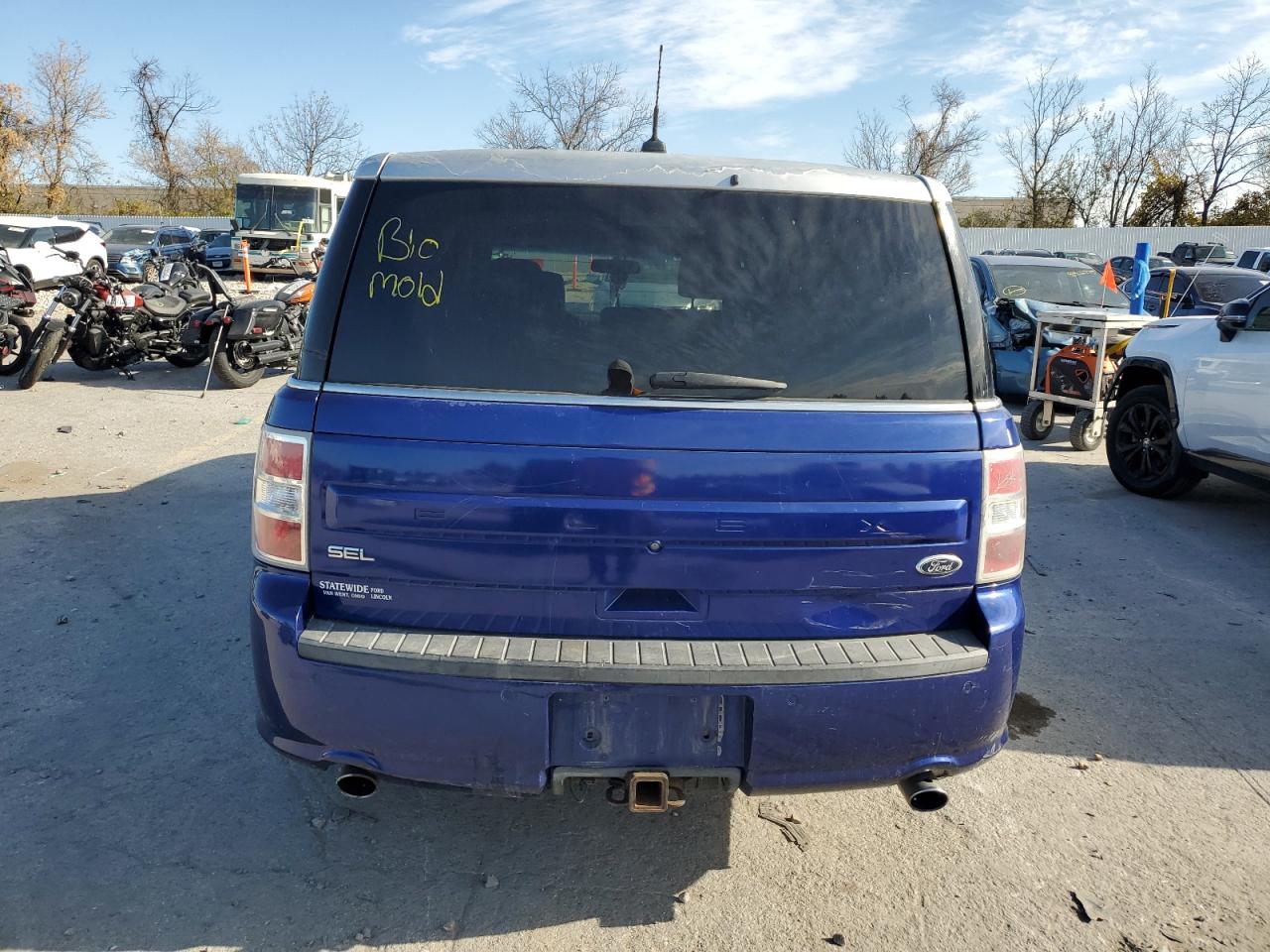 2014 Ford Flex Sel Blue vin: 2FMGK5C86EBD16902