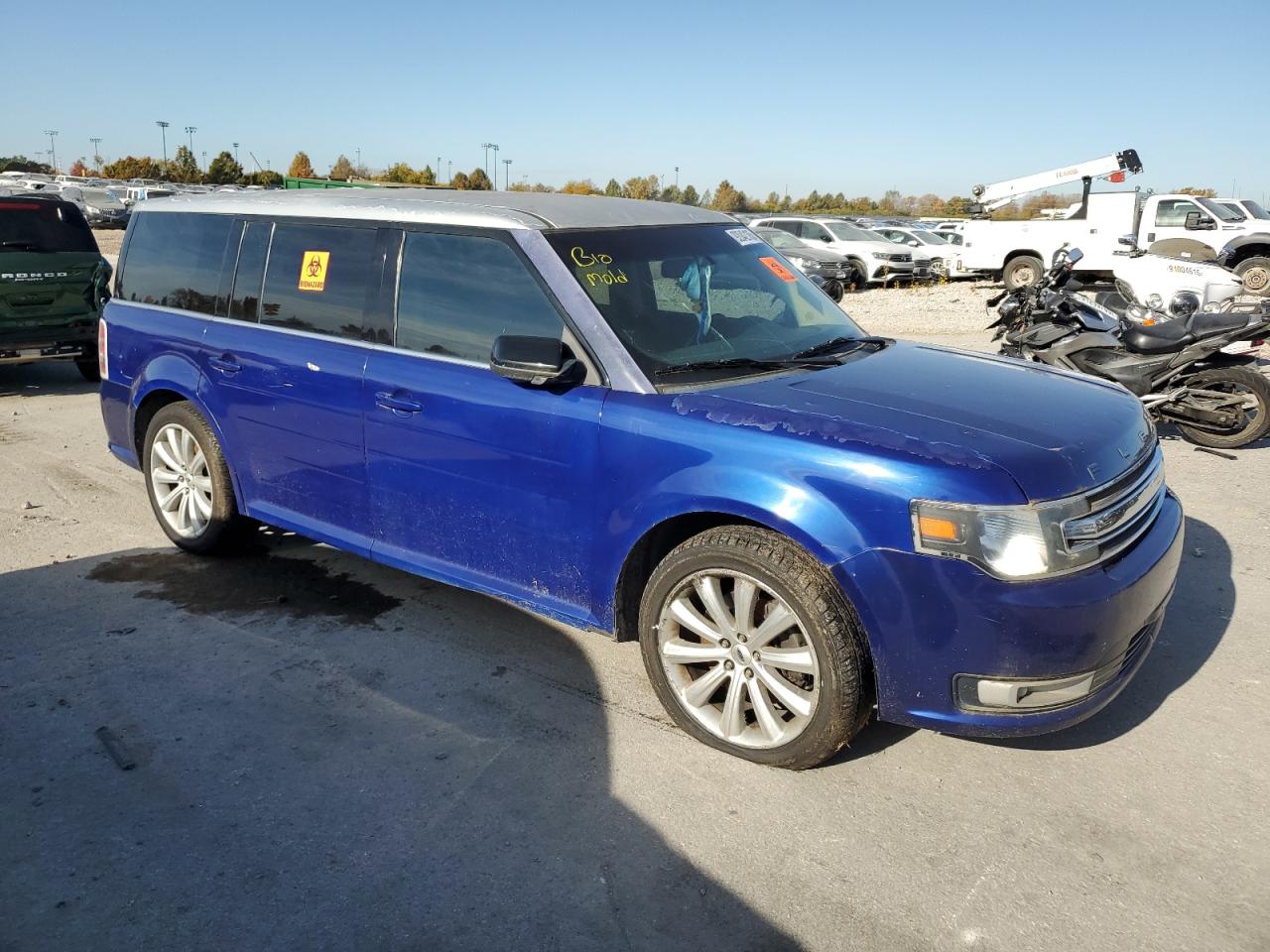 2014 Ford Flex Sel Blue vin: 2FMGK5C86EBD16902