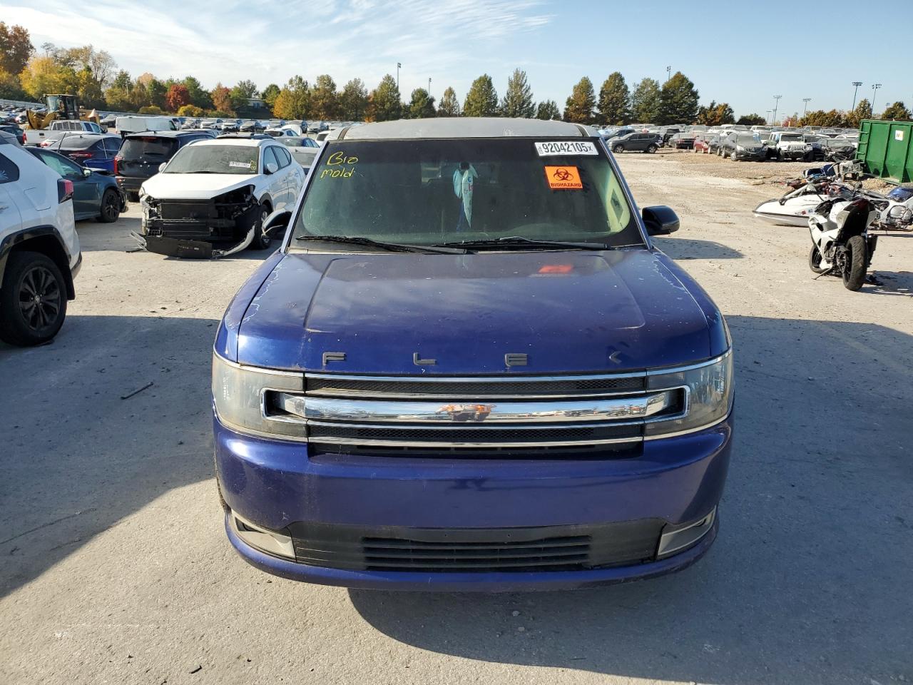 2014 Ford Flex Sel Blue vin: 2FMGK5C86EBD16902