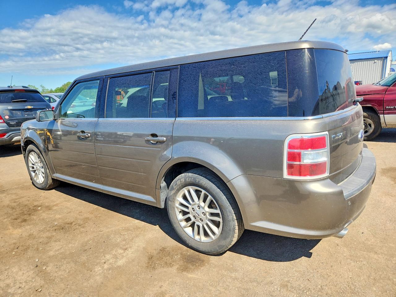 2014 Ford Flex Sel Gray vin: 2FMGK5C86EBD22294