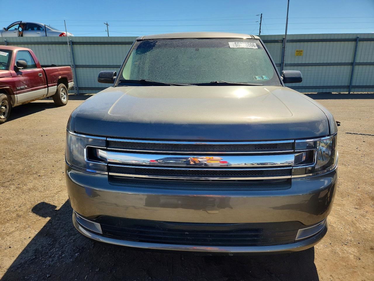 2014 Ford Flex Sel Gray vin: 2FMGK5C86EBD22294