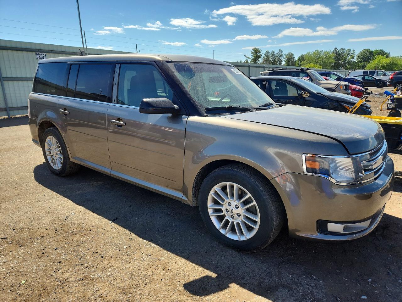 2014 Ford Flex Sel Gray vin: 2FMGK5C86EBD22294