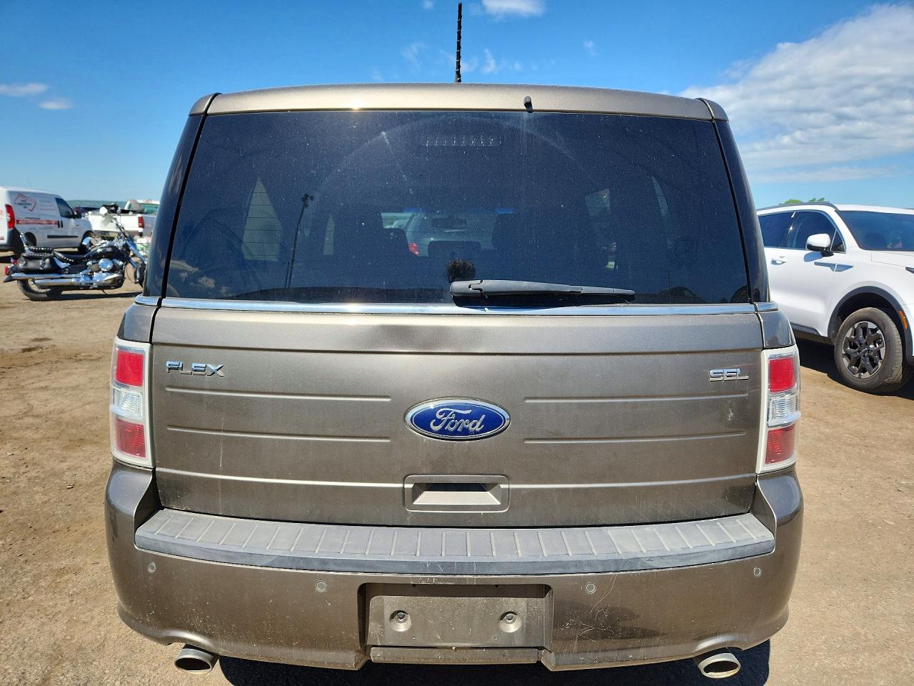2014 Ford Flex Sel Gray vin: 2FMGK5C86EBD22294