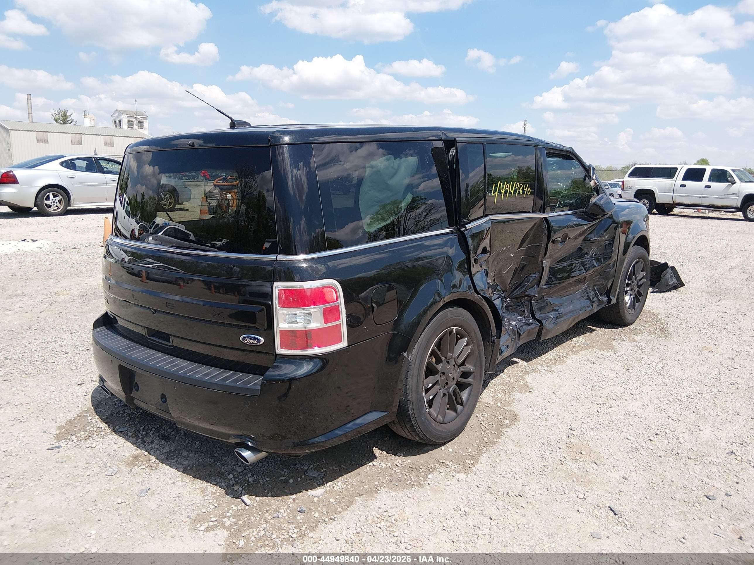 2014 Ford Flex Sel Black vin: 2FMGK5C86EBD33408