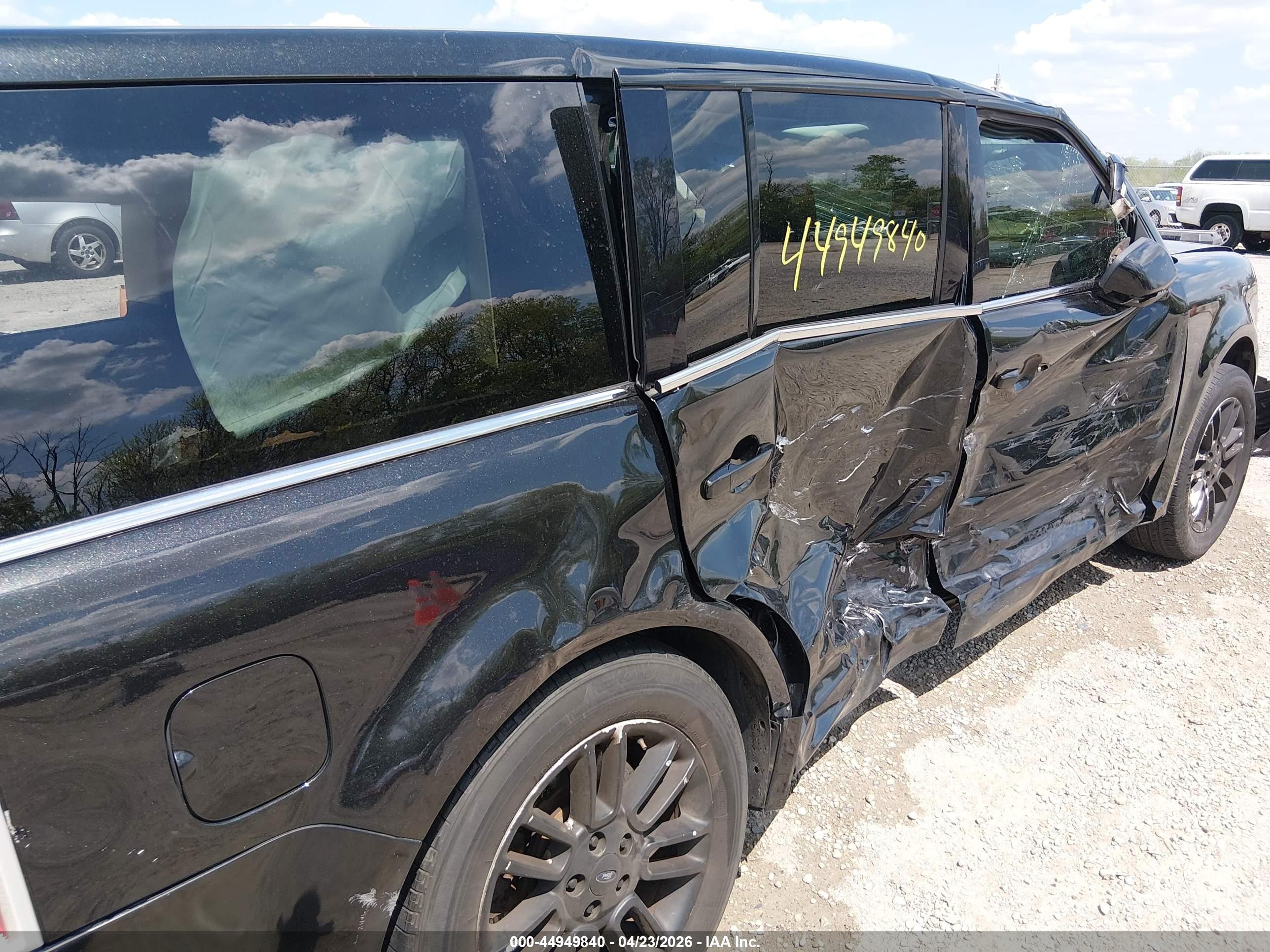 2014 Ford Flex Sel Black vin: 2FMGK5C86EBD33408