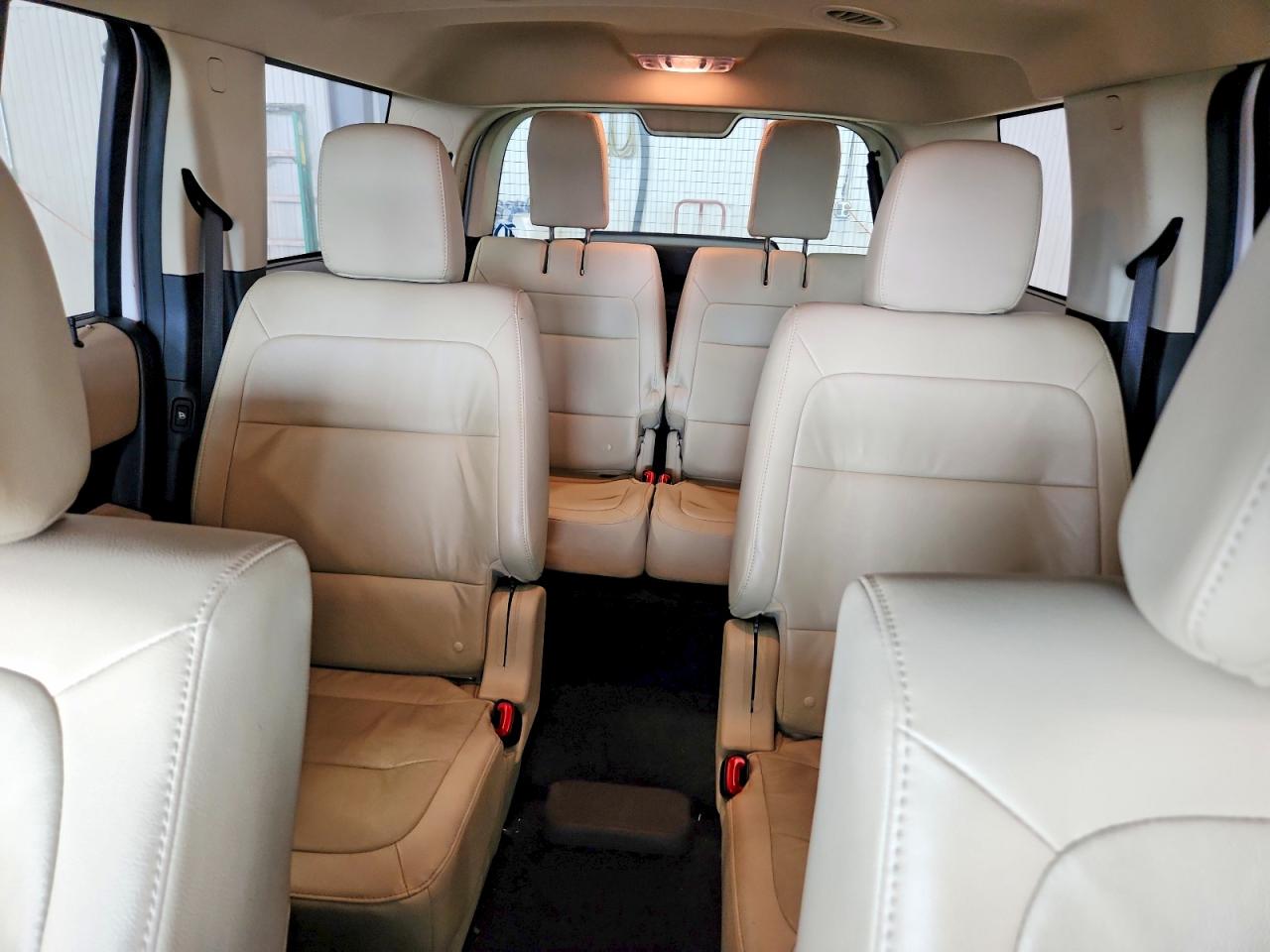 2014 Ford Flex Sel White vin: 2FMGK5C86EBD43758
