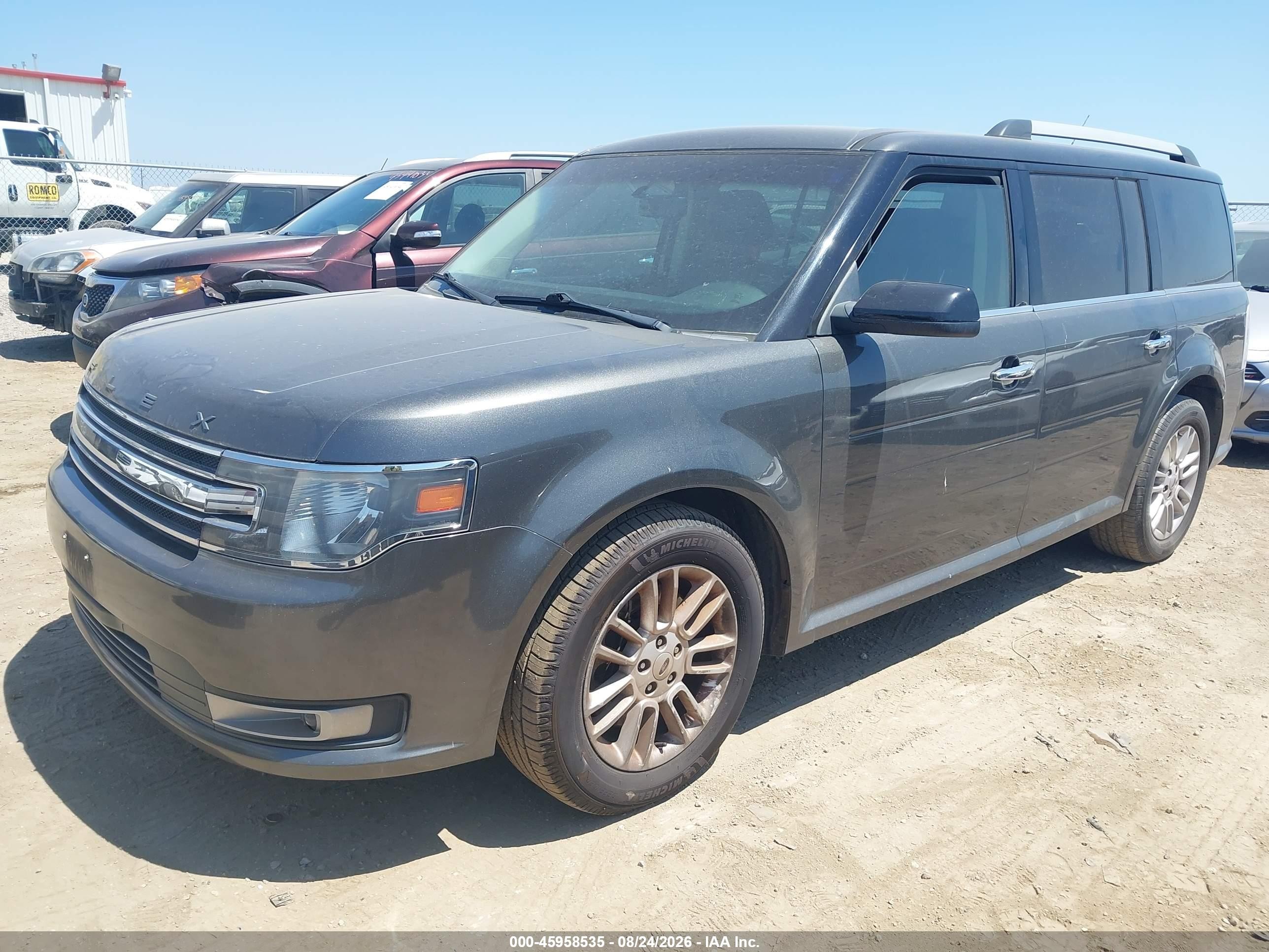 2015 Ford Flex Sel Серый vin: 2FMGK5C86FBA22918
