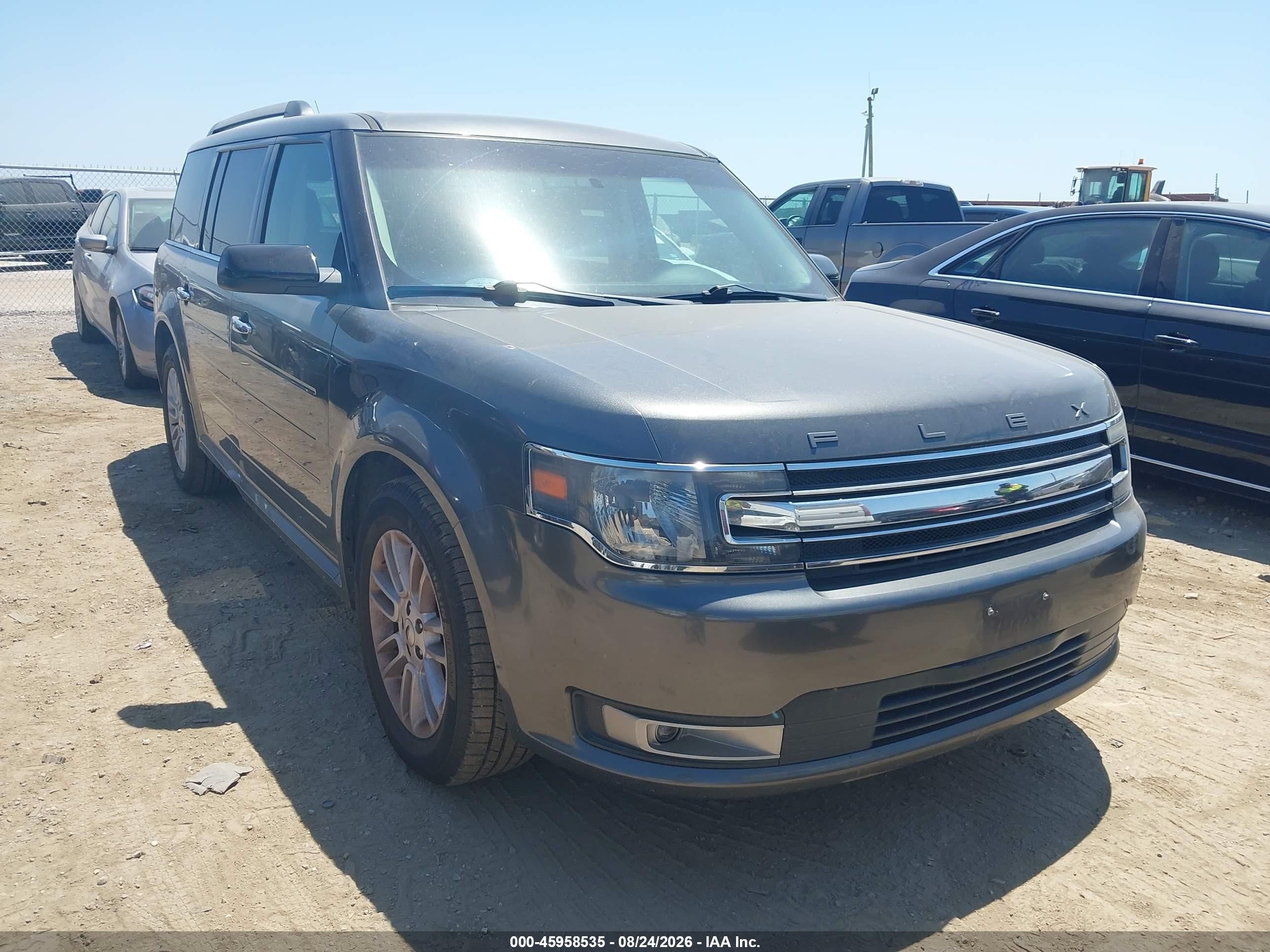2015 Ford Flex Sel Серый vin: 2FMGK5C86FBA22918