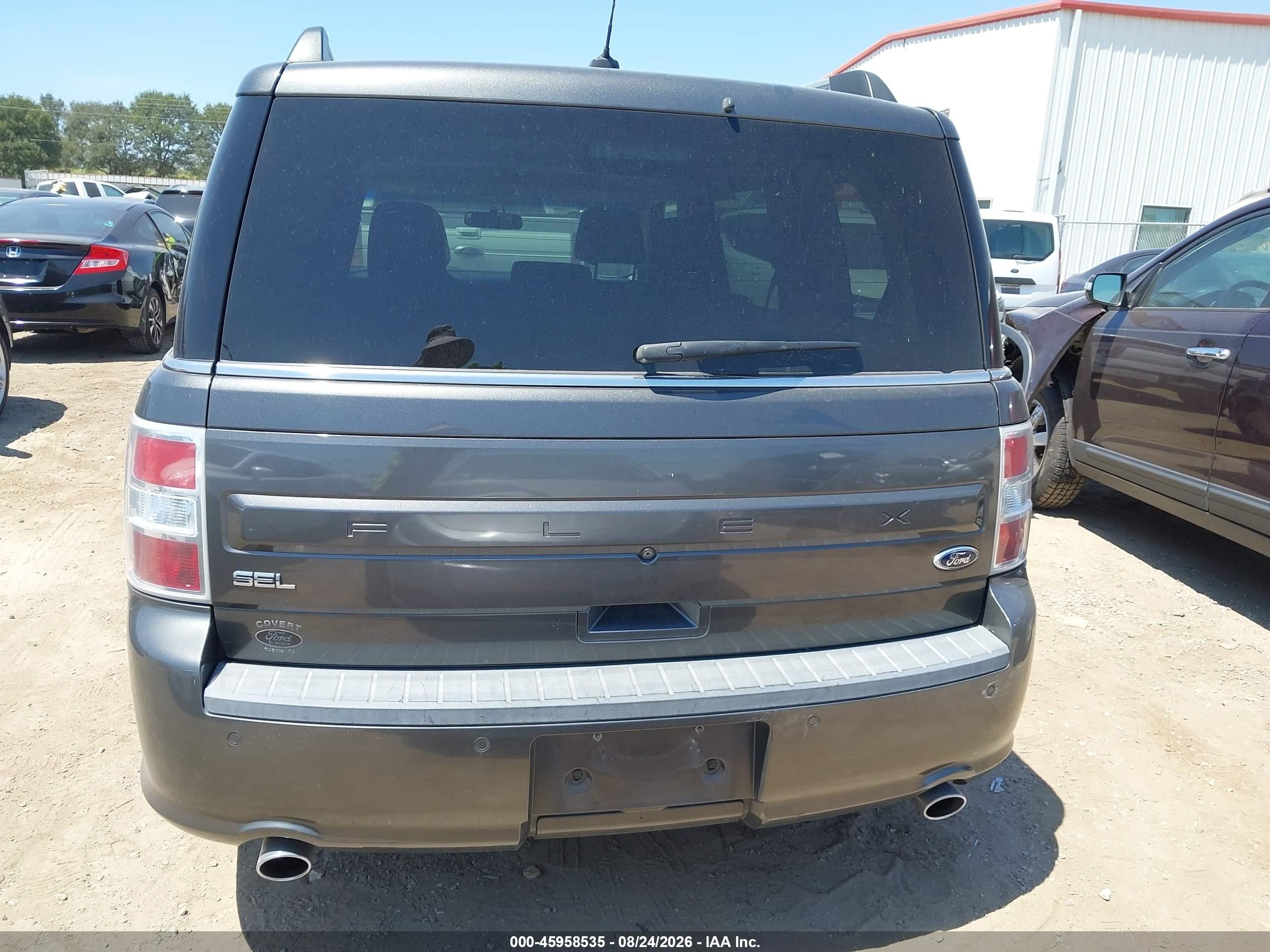 2015 Ford Flex Sel Серый vin: 2FMGK5C86FBA22918