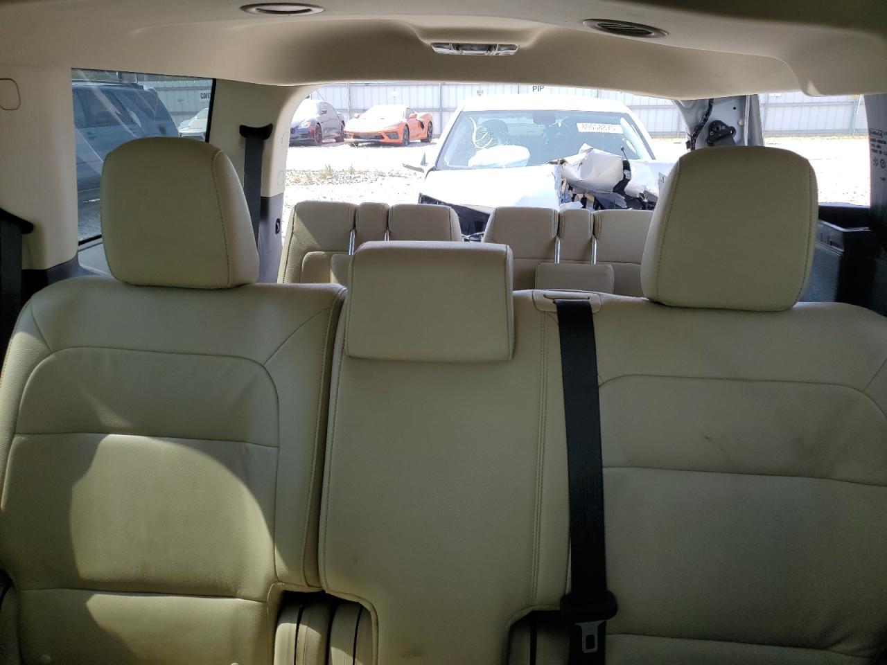 2018 Ford Flex Sel White vin: 2FMGK5C86JBA19199